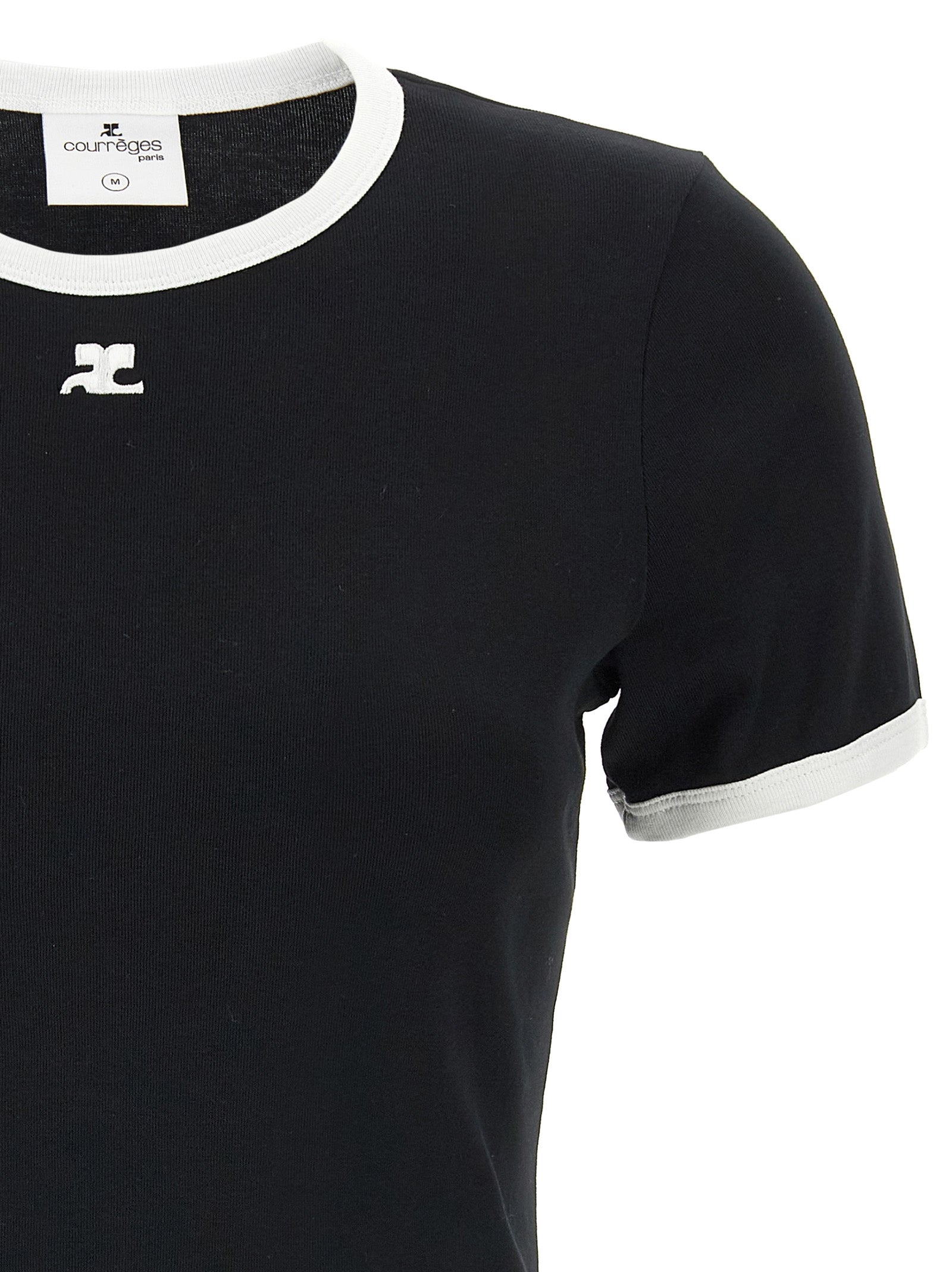 Courreges 'Signature Contrast' T-Shirt