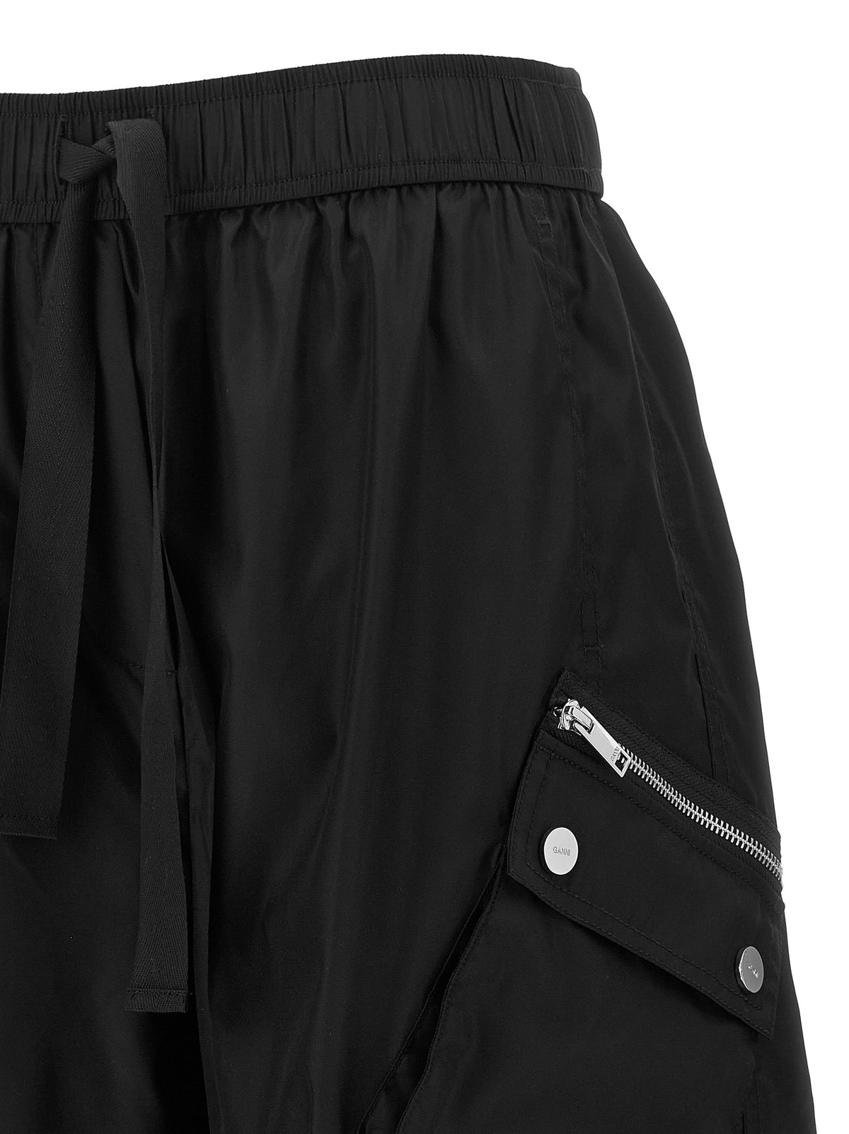 Ganni Black Utility Pants
