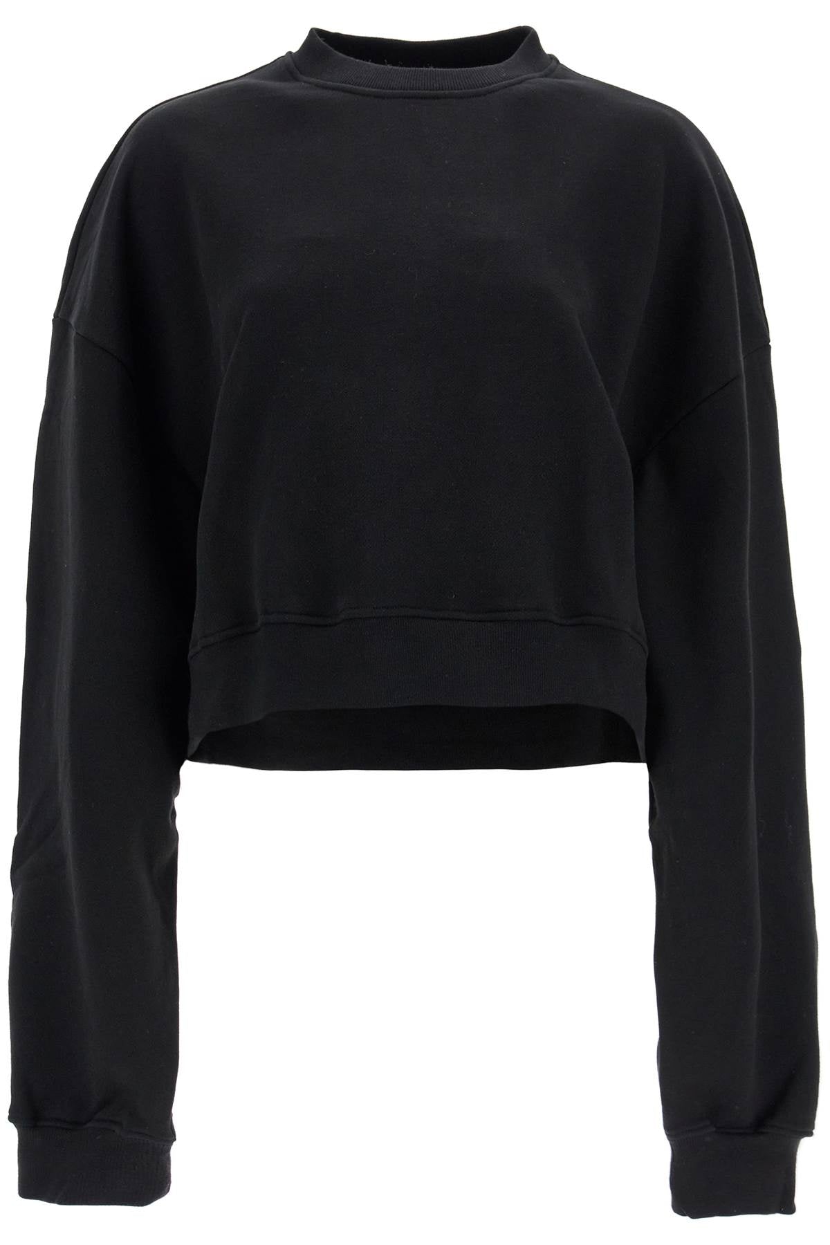 Wardrobe.Nyc 'Cropped Sweatshirt With Puffed Sleeves