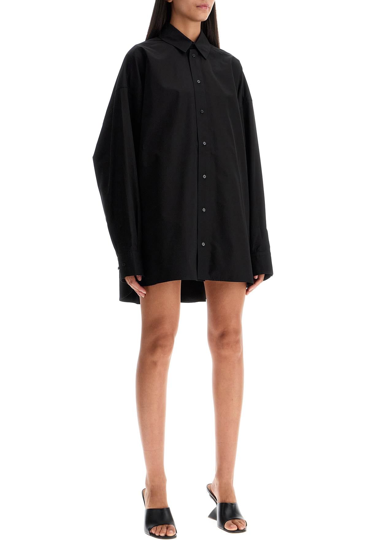 Wardrobe.Nyc Mini Shirt Dress With Button Closure