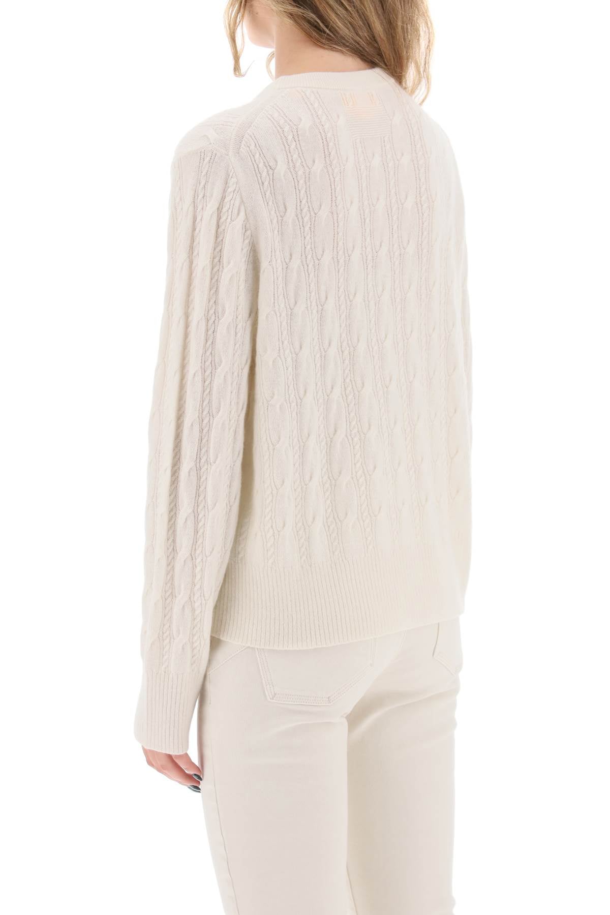 Guest In Residence Twin Cable Cashmere Sweater