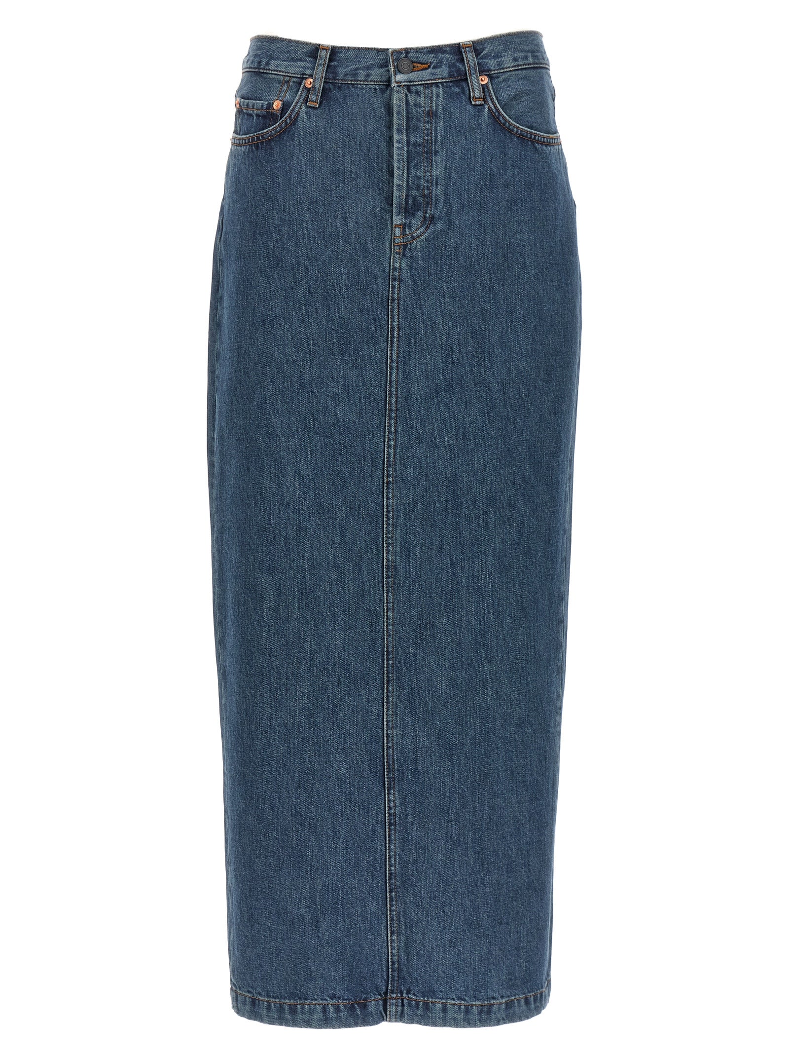 Wardrobe Nyc 'Column' Denim Skirt