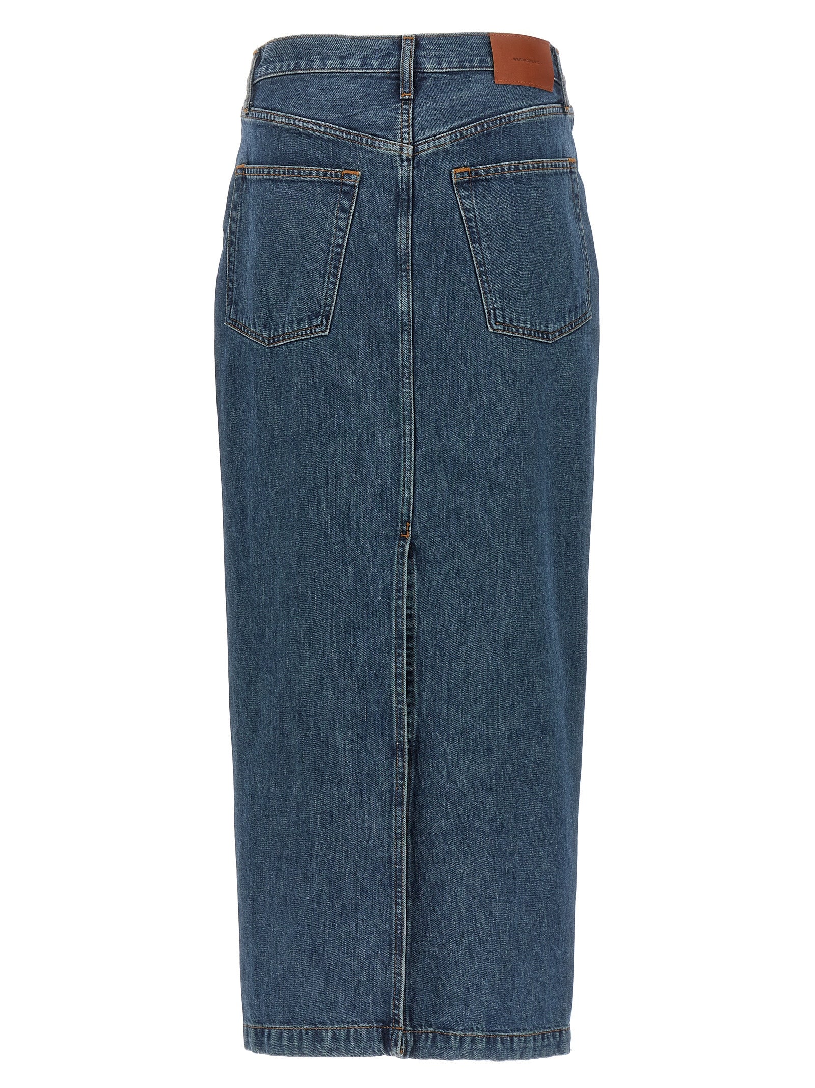 Wardrobe Nyc 'Column' Denim Skirt