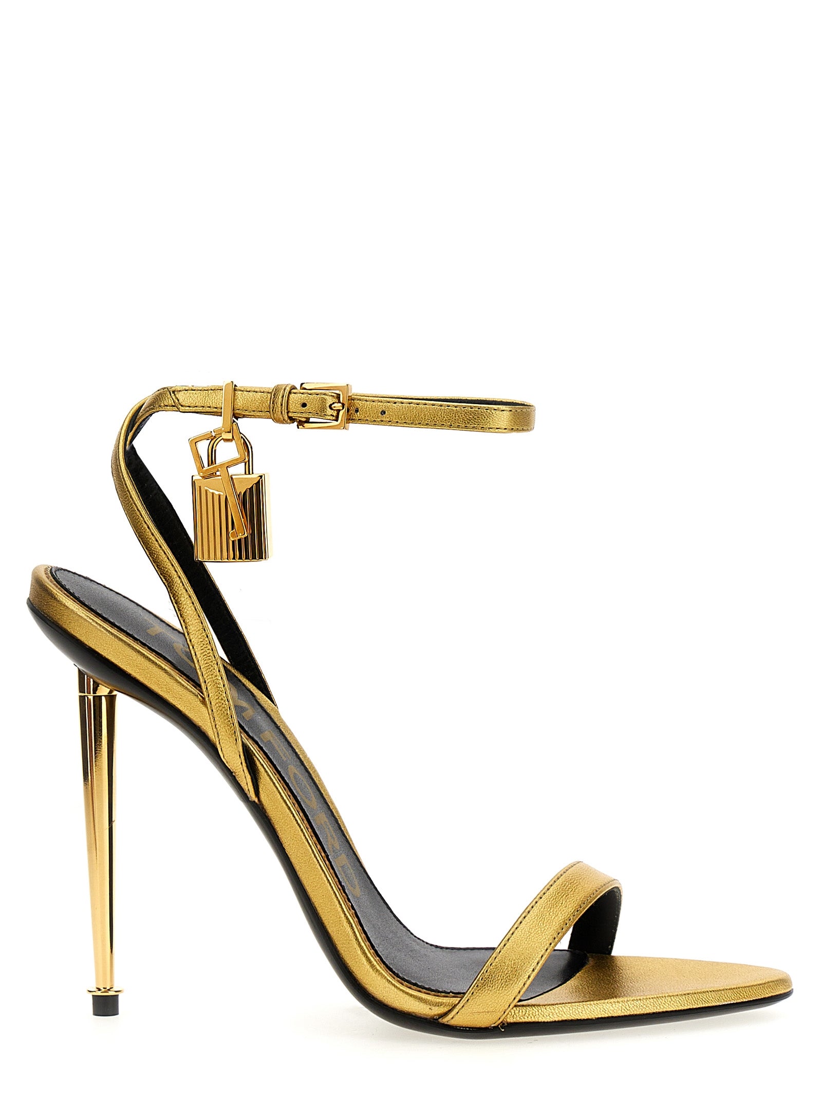 Tom Ford Padlock Leather Sandals