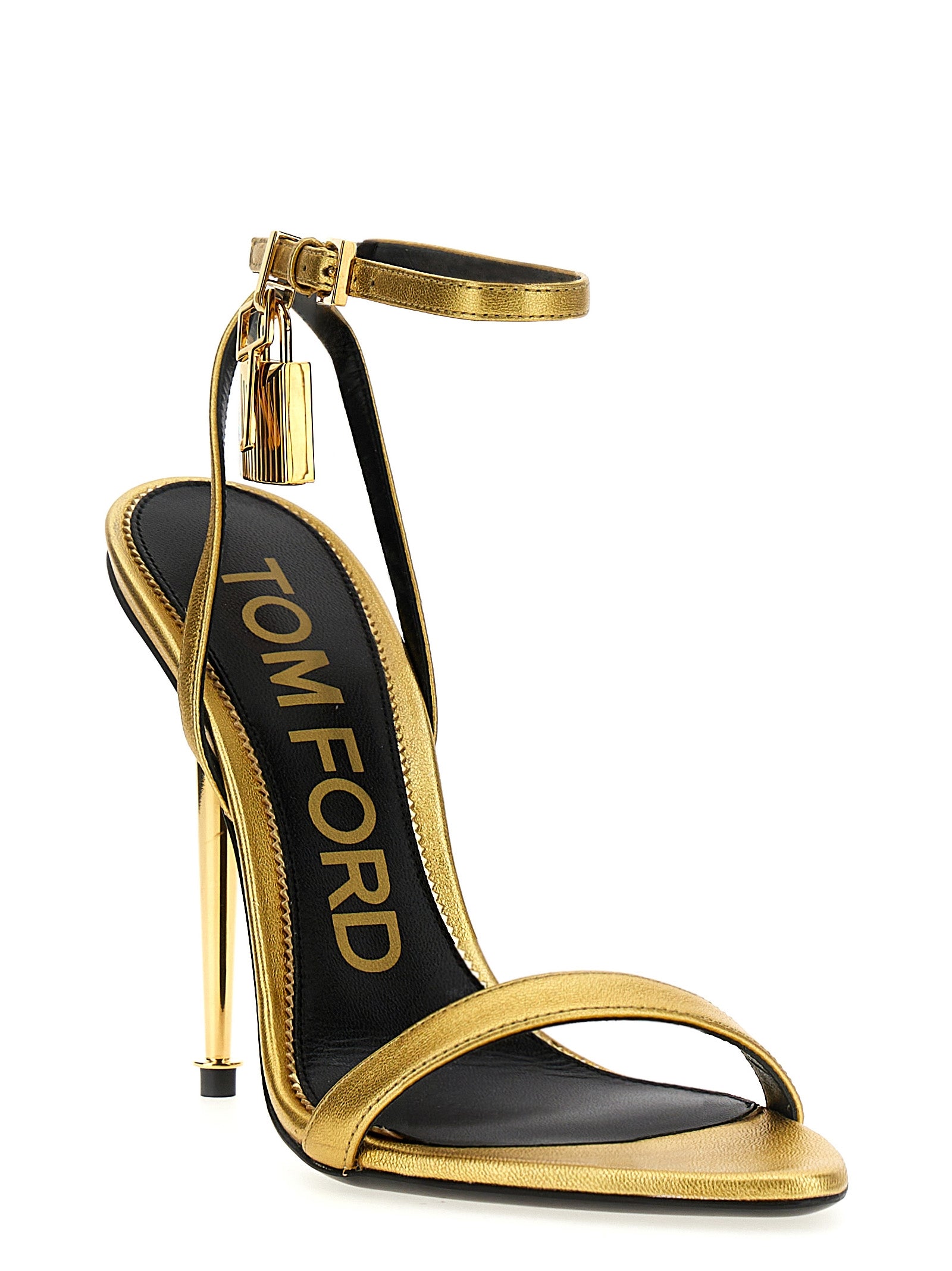 Tom Ford Padlock Leather Sandals