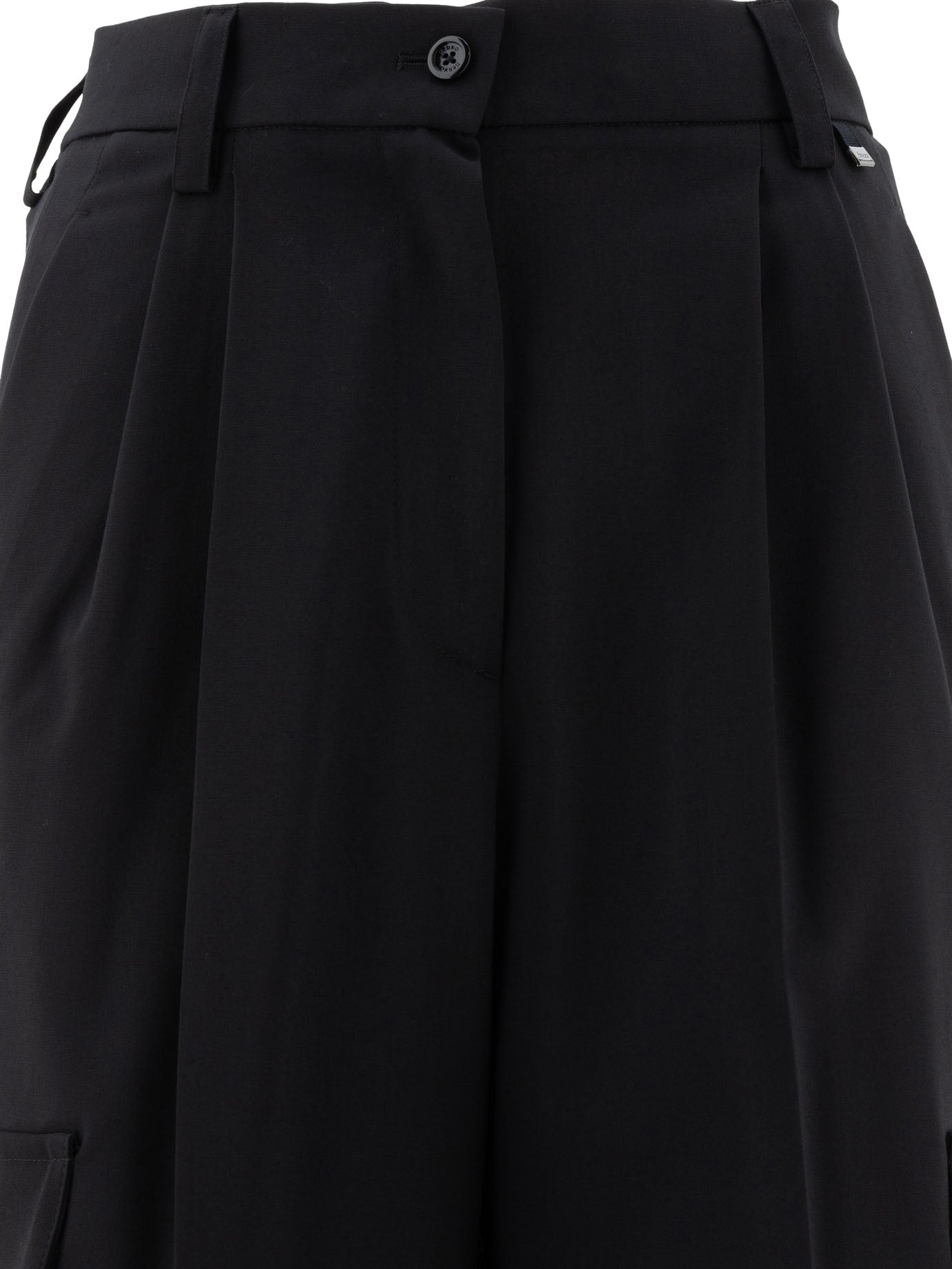 Herno Wool Blend Cargo Trousers