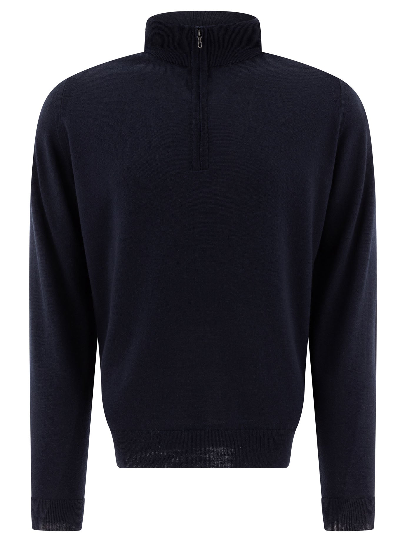 John Smedley Merino Wool Tapton Half-Zip Sweater