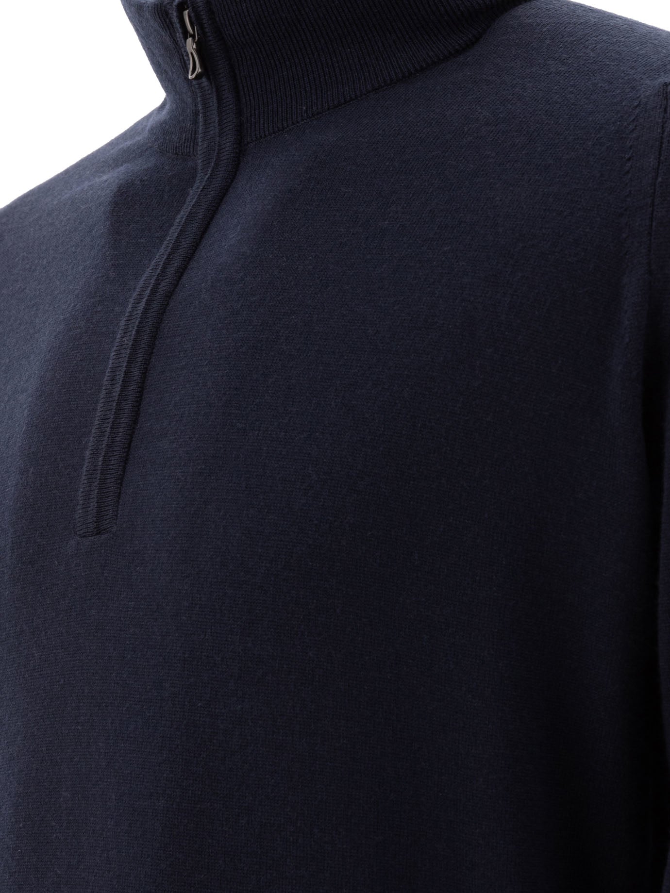 John Smedley Merino Wool Tapton Half-Zip Sweater