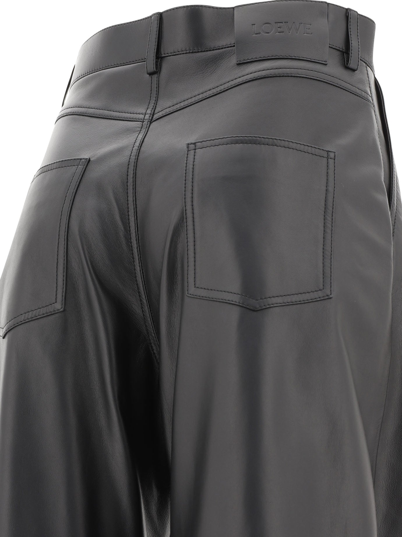 Loewe Balloon Trousers In Nappa Lambskin