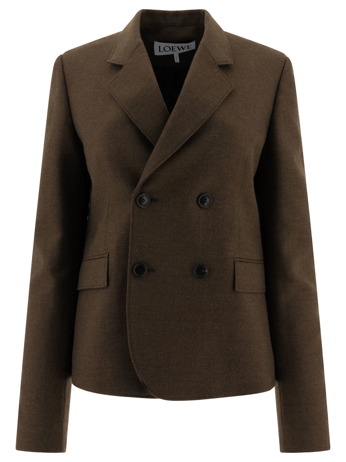Loewe Double-Breasted Wool Blazer