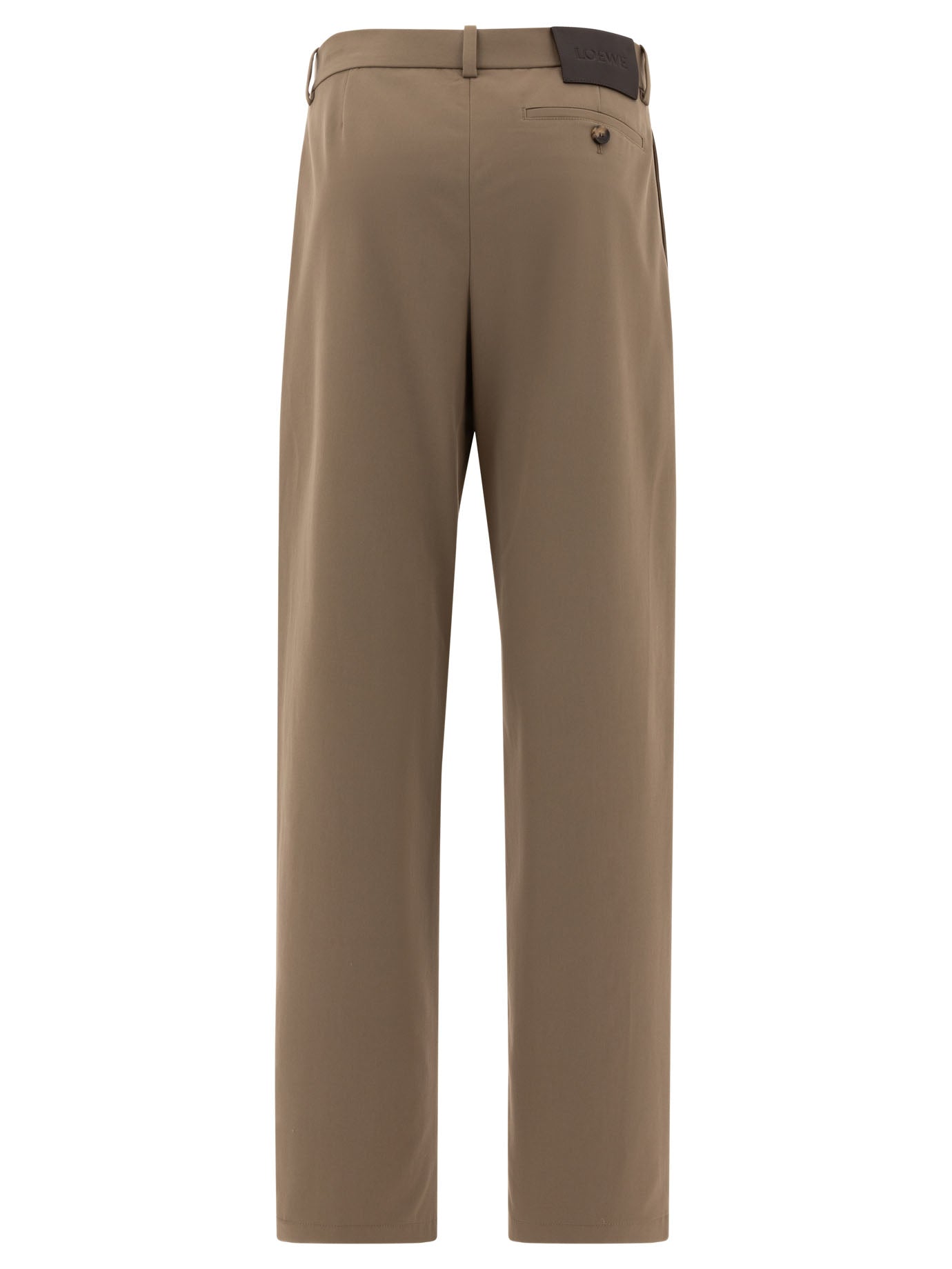 Loewe Cotton And Silk Trousers