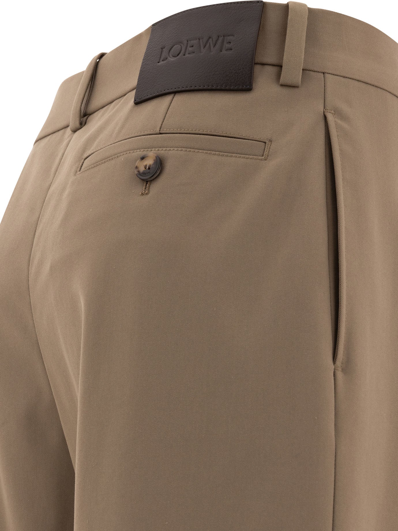 Loewe Cotton And Silk Trousers