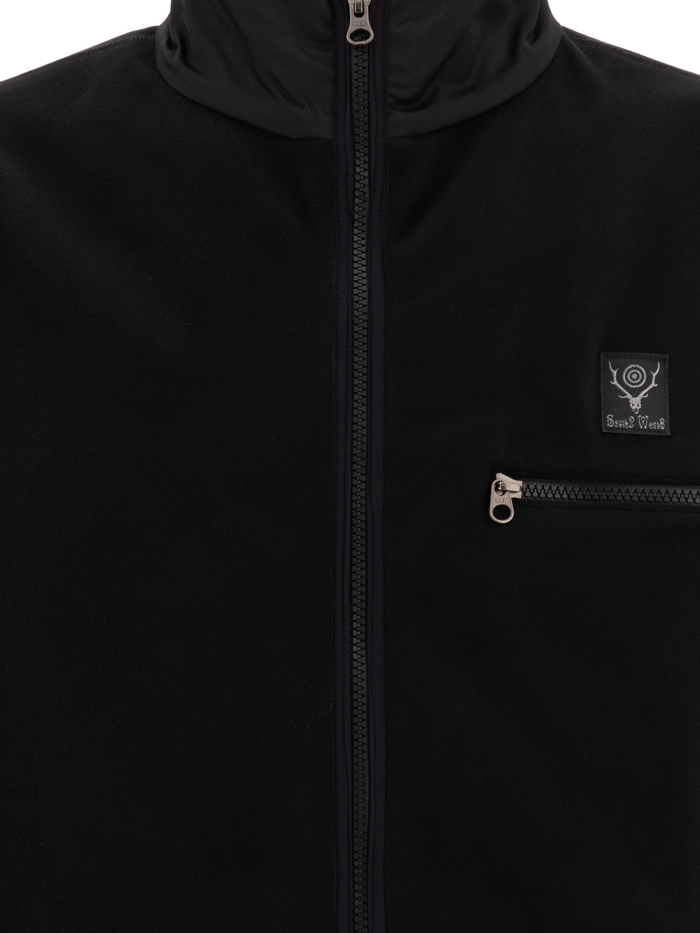 South2 West8 Piping Zipper Sweatshirt