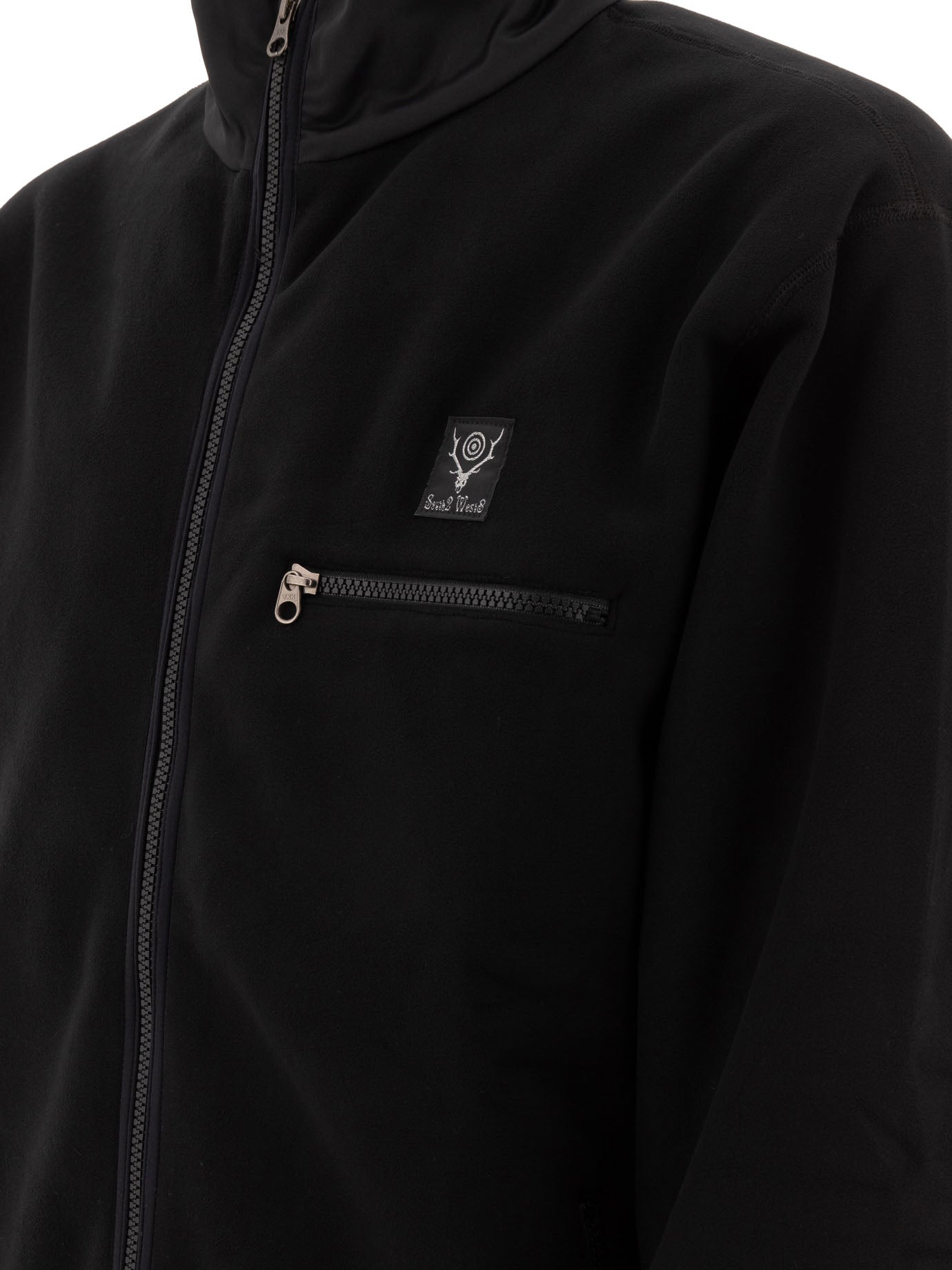 South2 West8 Piping Zipper Sweatshirt