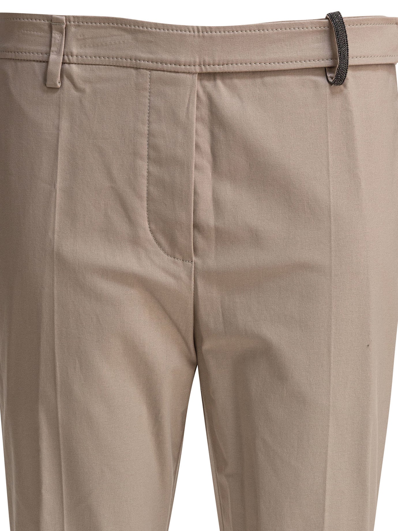 Brunello Cucinelli Boyfit Cotton Pants