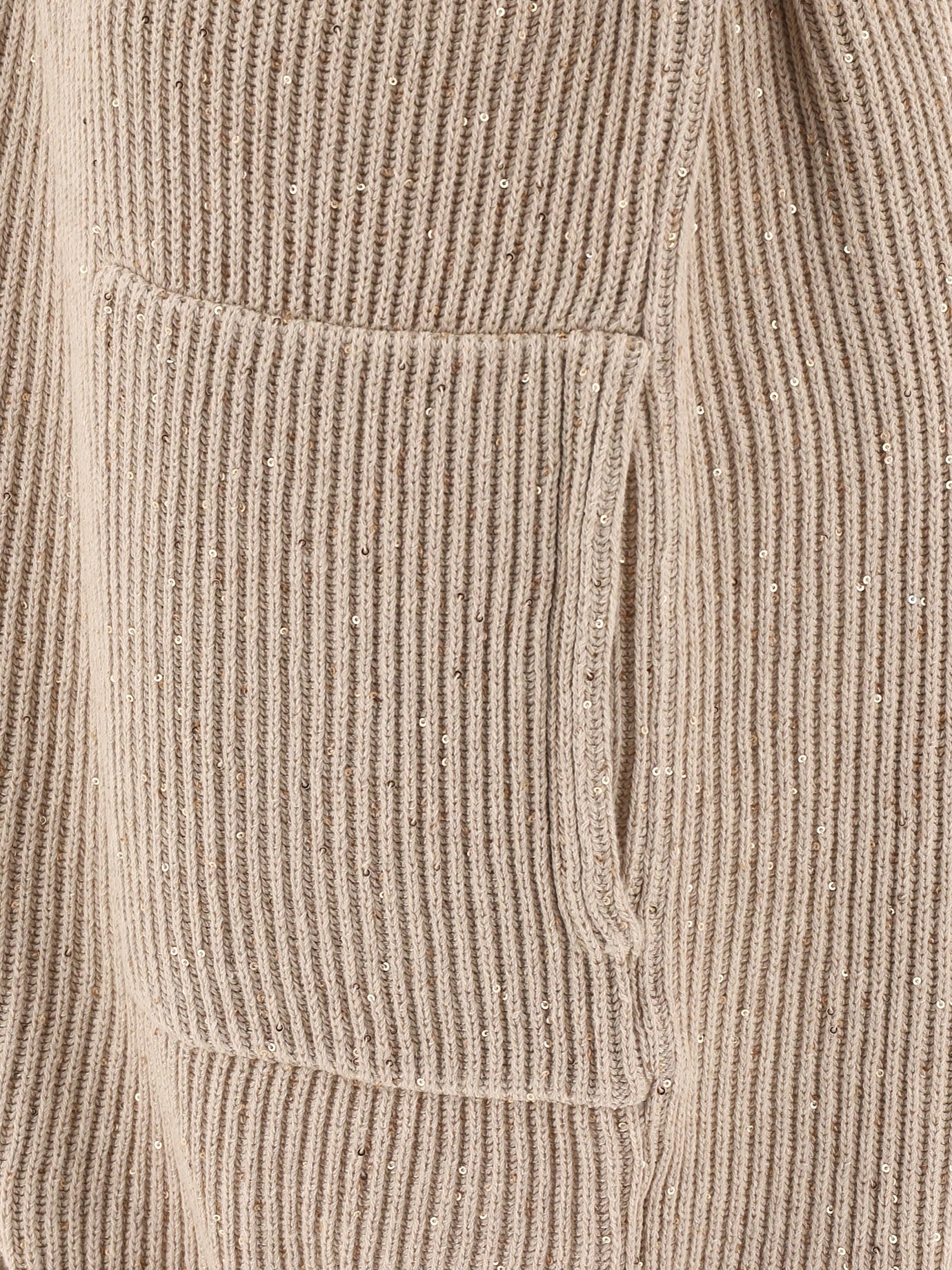 Brunello Cucinelli Diamante Ribbed Cardigan