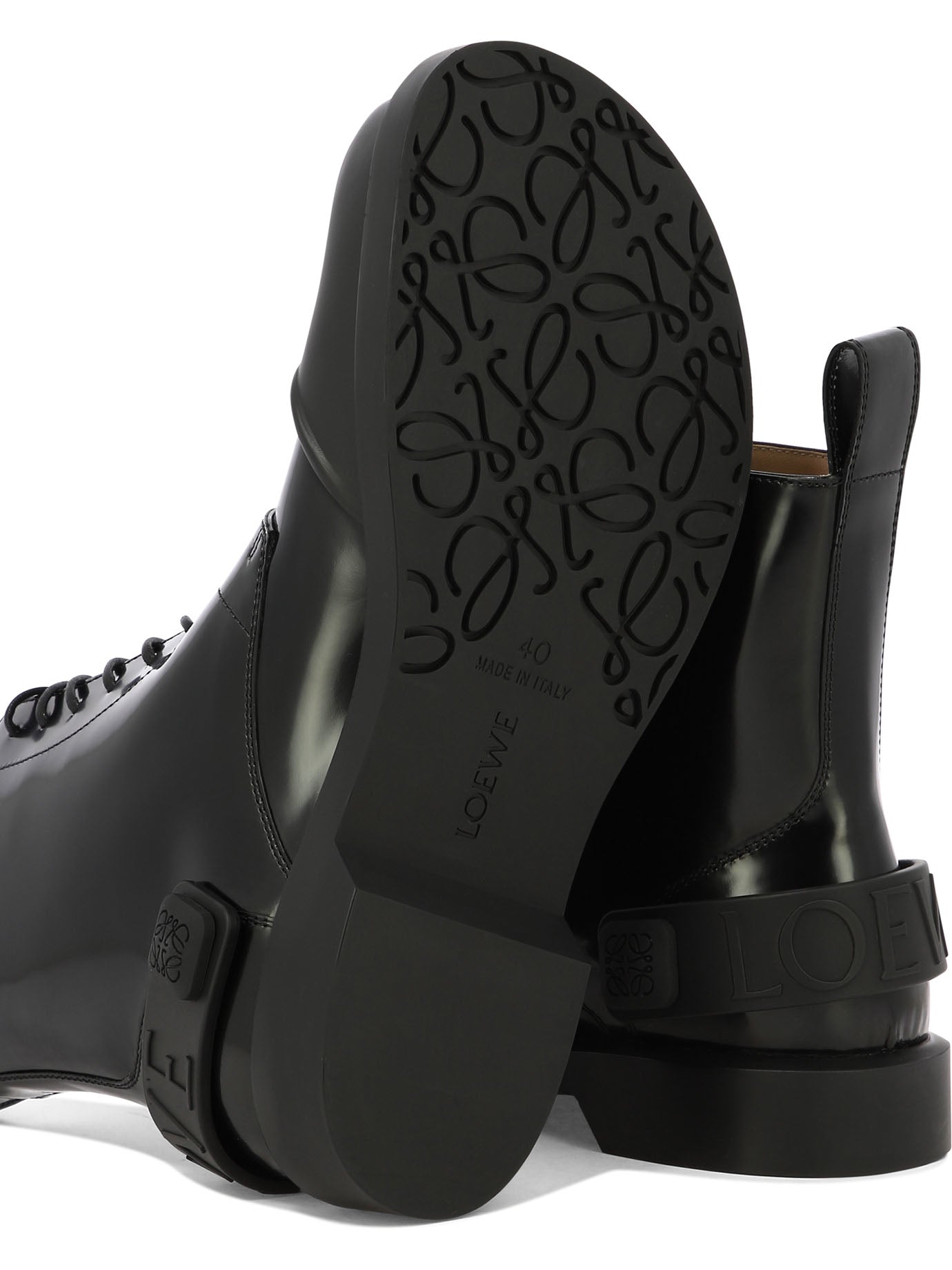 Loewe Campo Lace-Up Boots