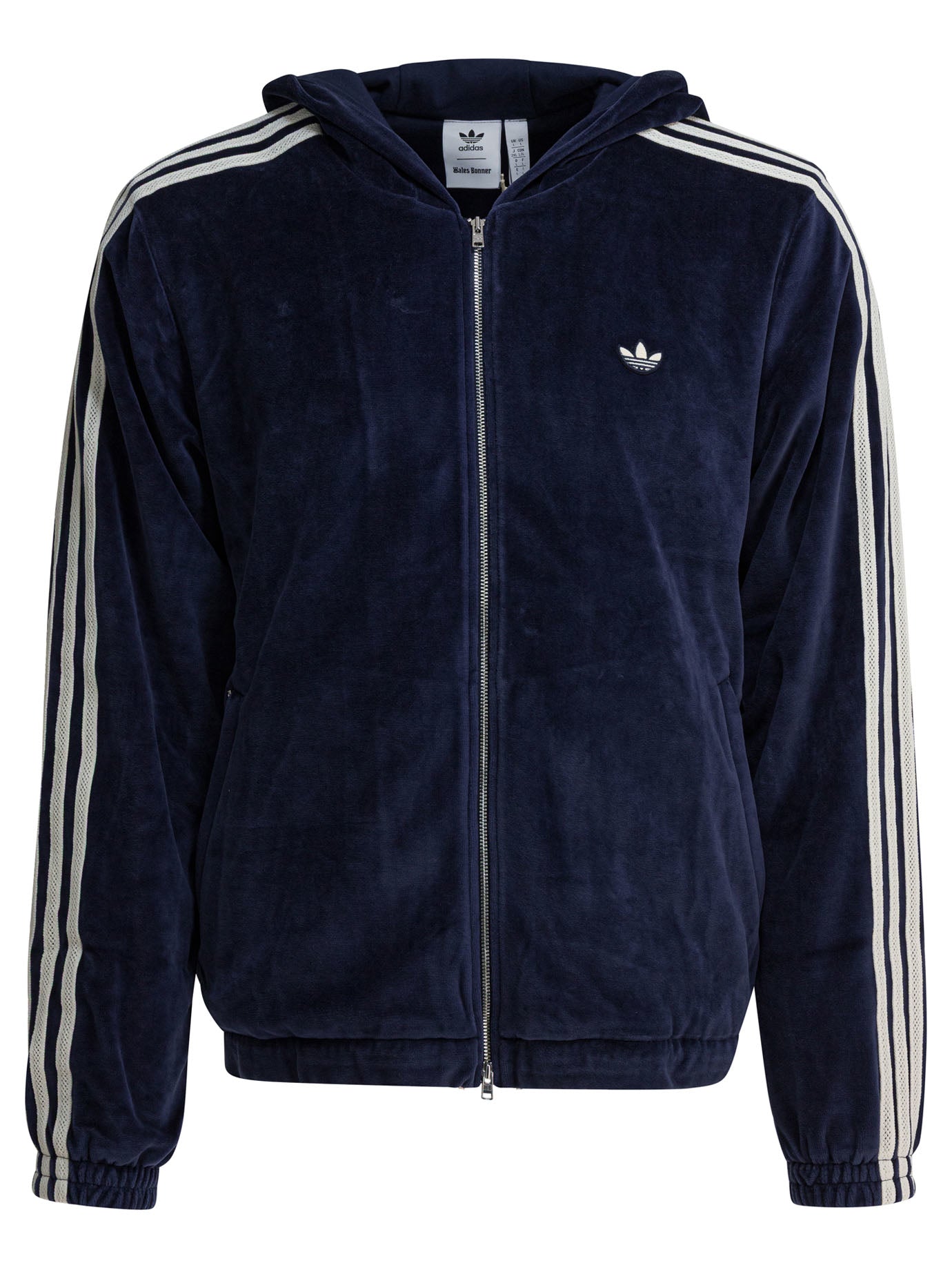 Adidas Originals Wales Bonner Velour Zippered Sweatshirt