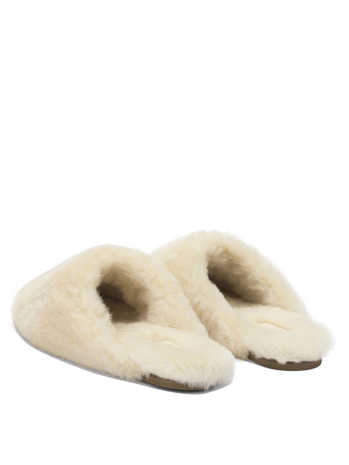 Aeyde Rega Slippers In Shearling