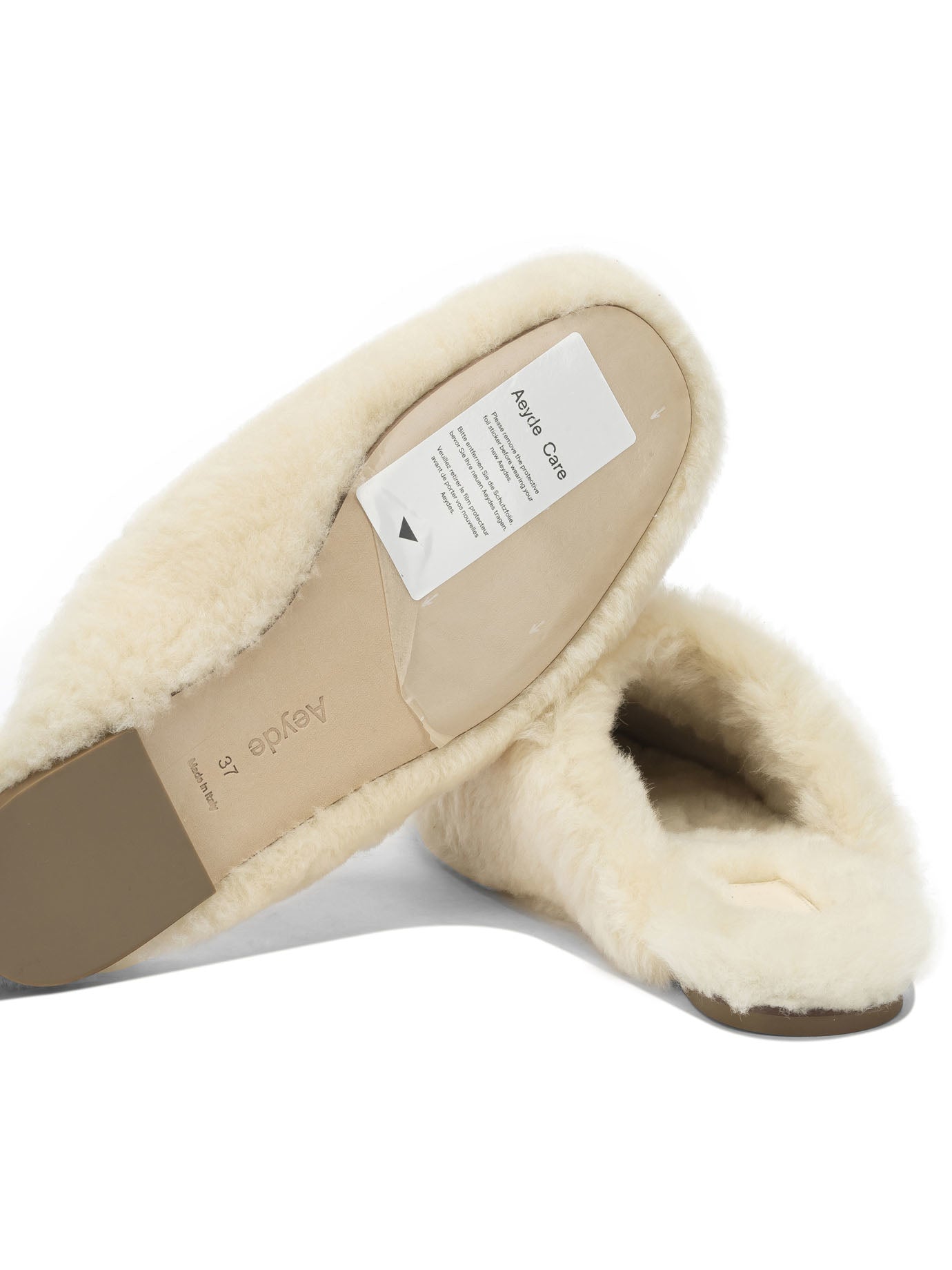 Aeyde Rega Slippers In Shearling