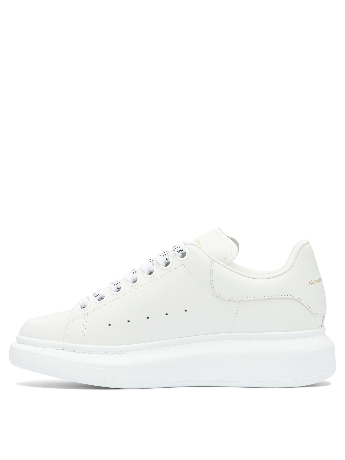 Alexander McQueen Leather Upper And Rubber Sole Sneaker