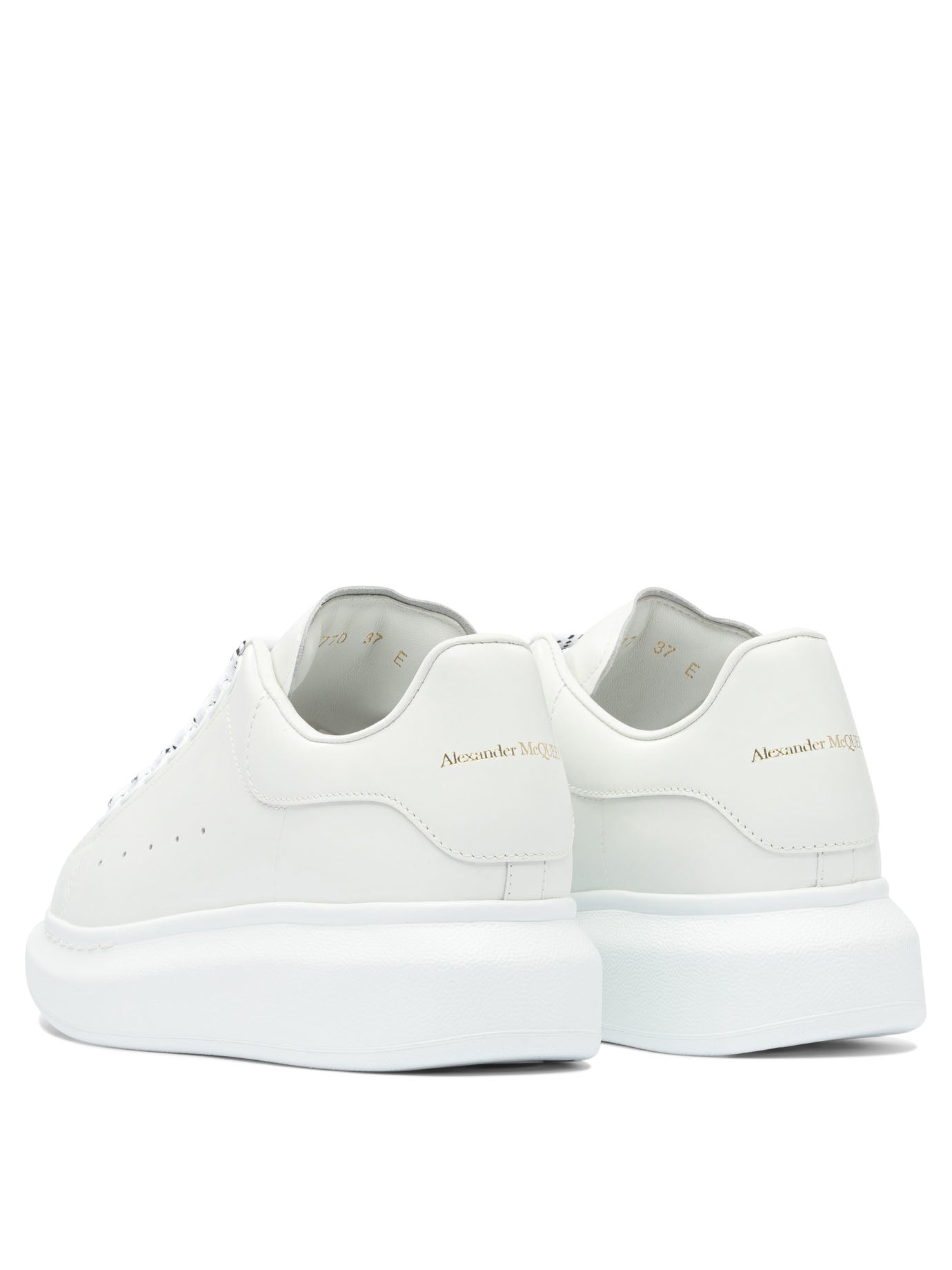 Alexander McQueen Leather Upper And Rubber Sole Sneaker