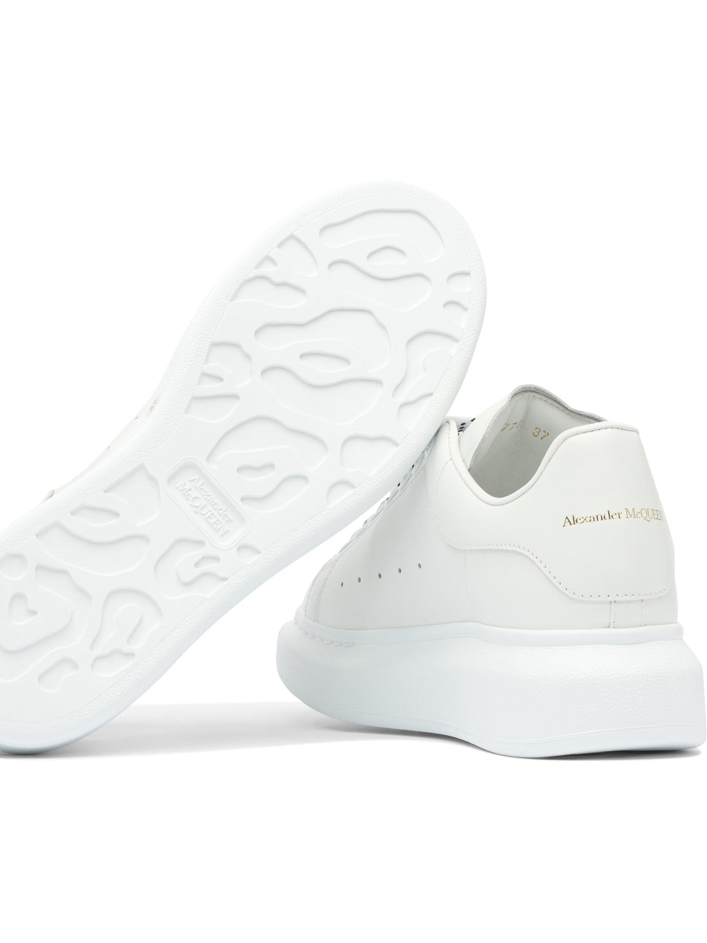 Alexander McQueen Leather Upper And Rubber Sole Sneaker