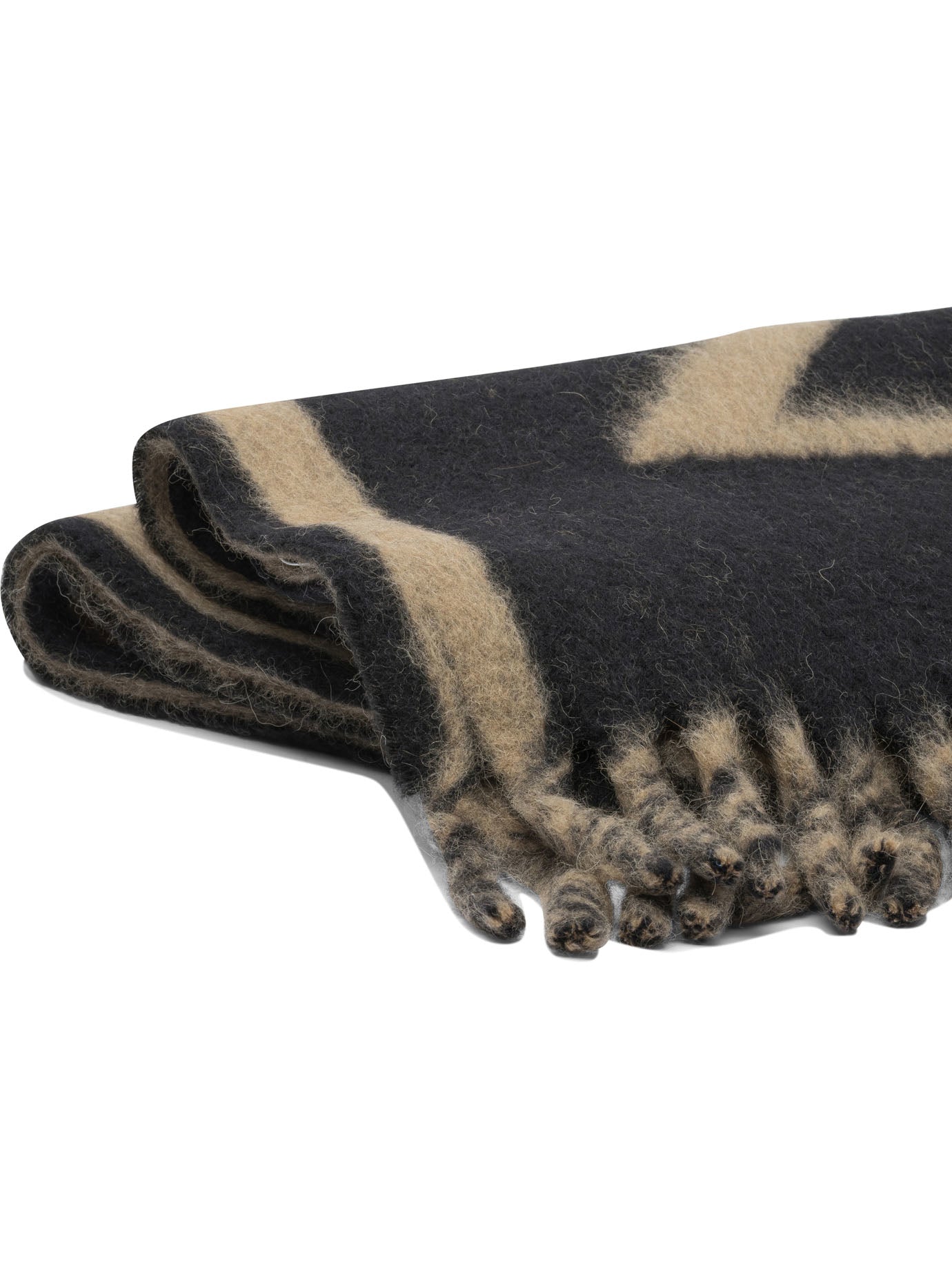 Alexander McQueen Scarf Logo Mohair 38X200
