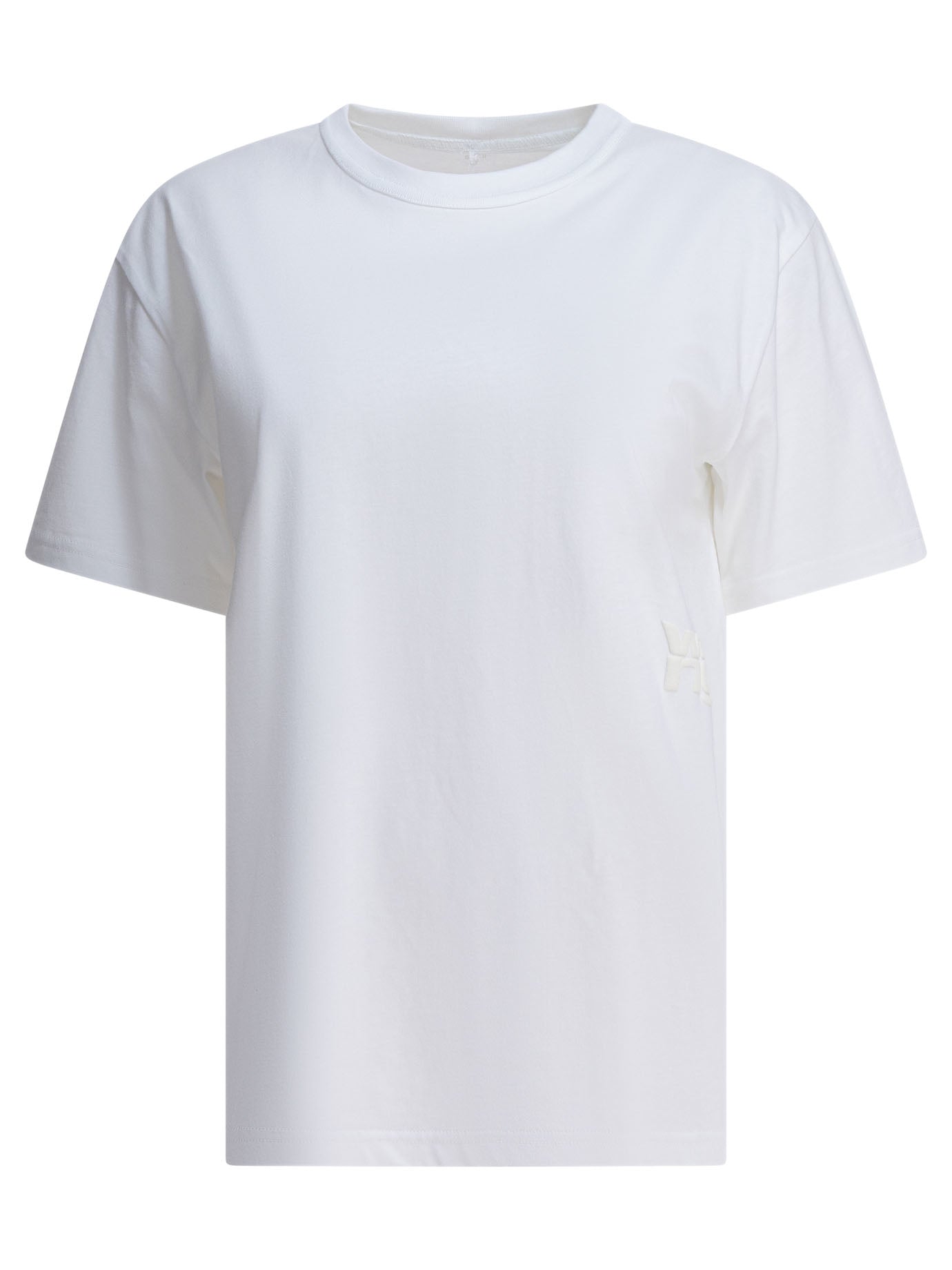 Alexander Wang Essential Jsy Ss Tee W/ Puff Logo & Bound Neck