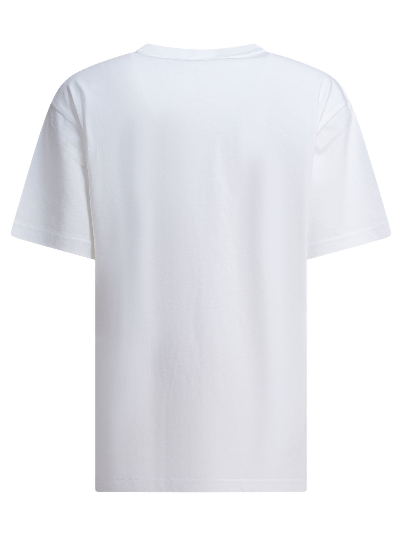 Alexander Wang Essential Jsy Ss Tee W/ Puff Logo & Bound Neck