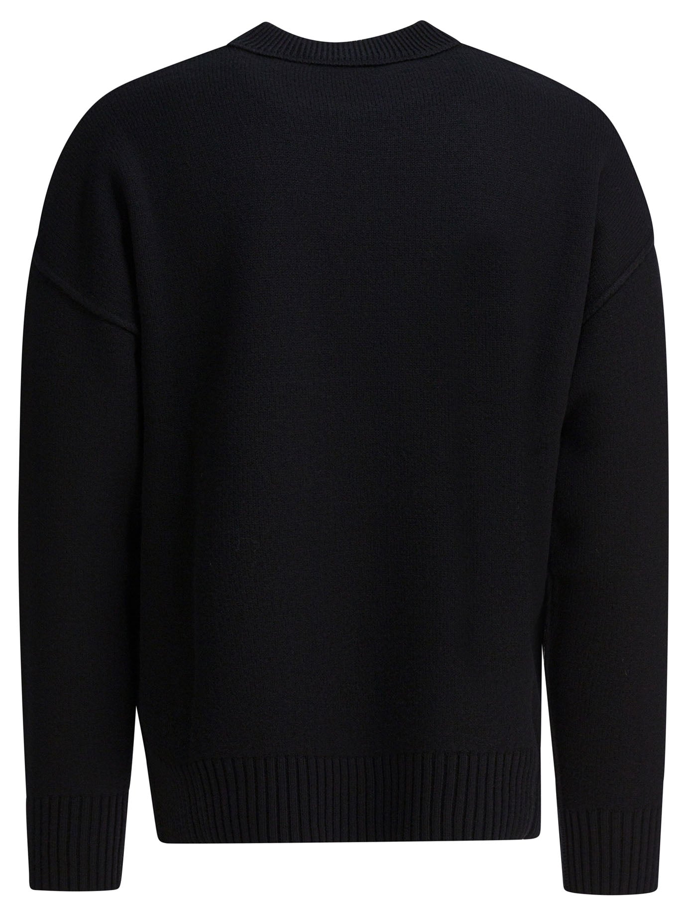 Ami Paris Ami De Coeur Crewneck Sweater In Wool