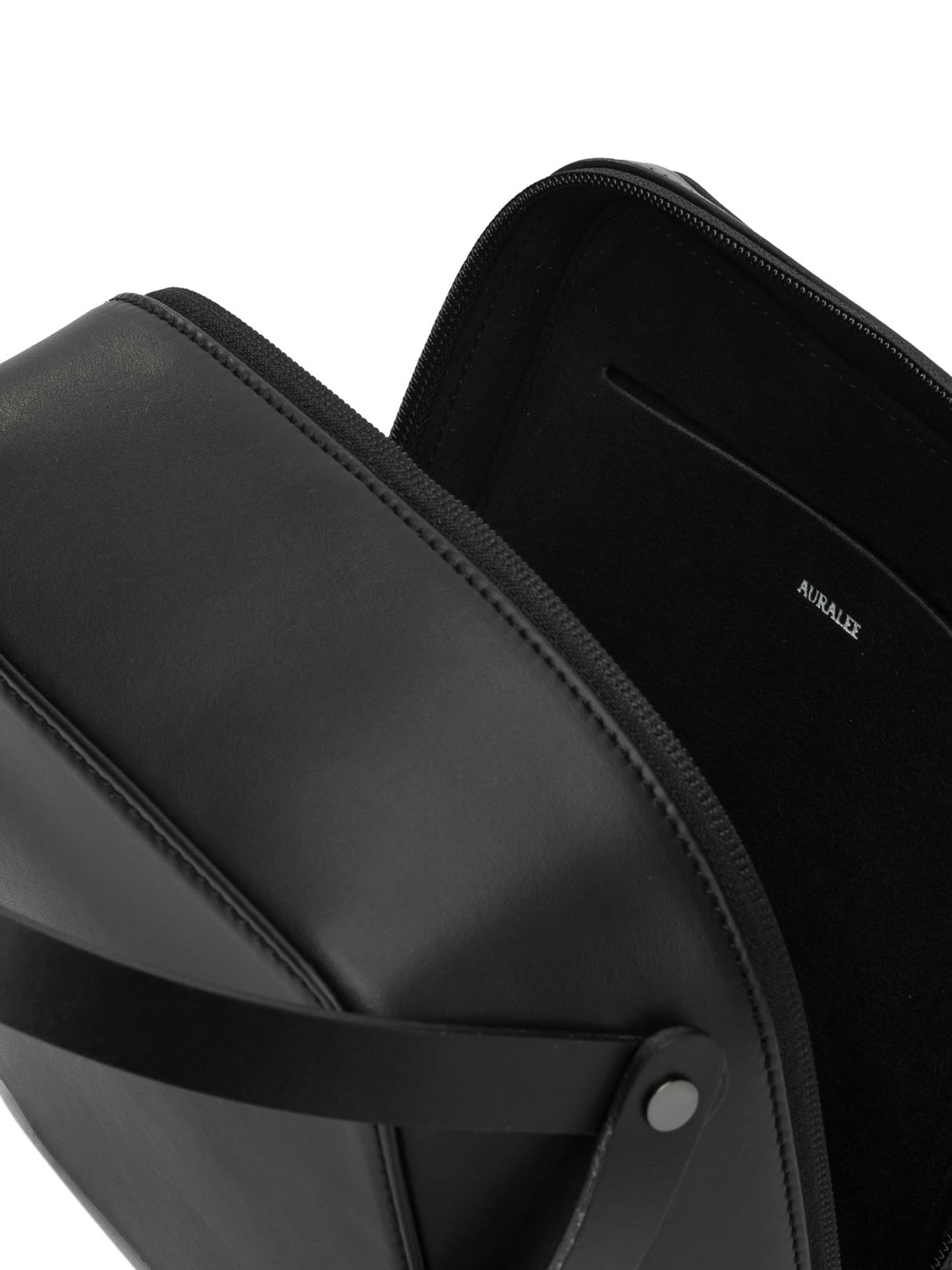 Auralee Leather Crossbody Bag