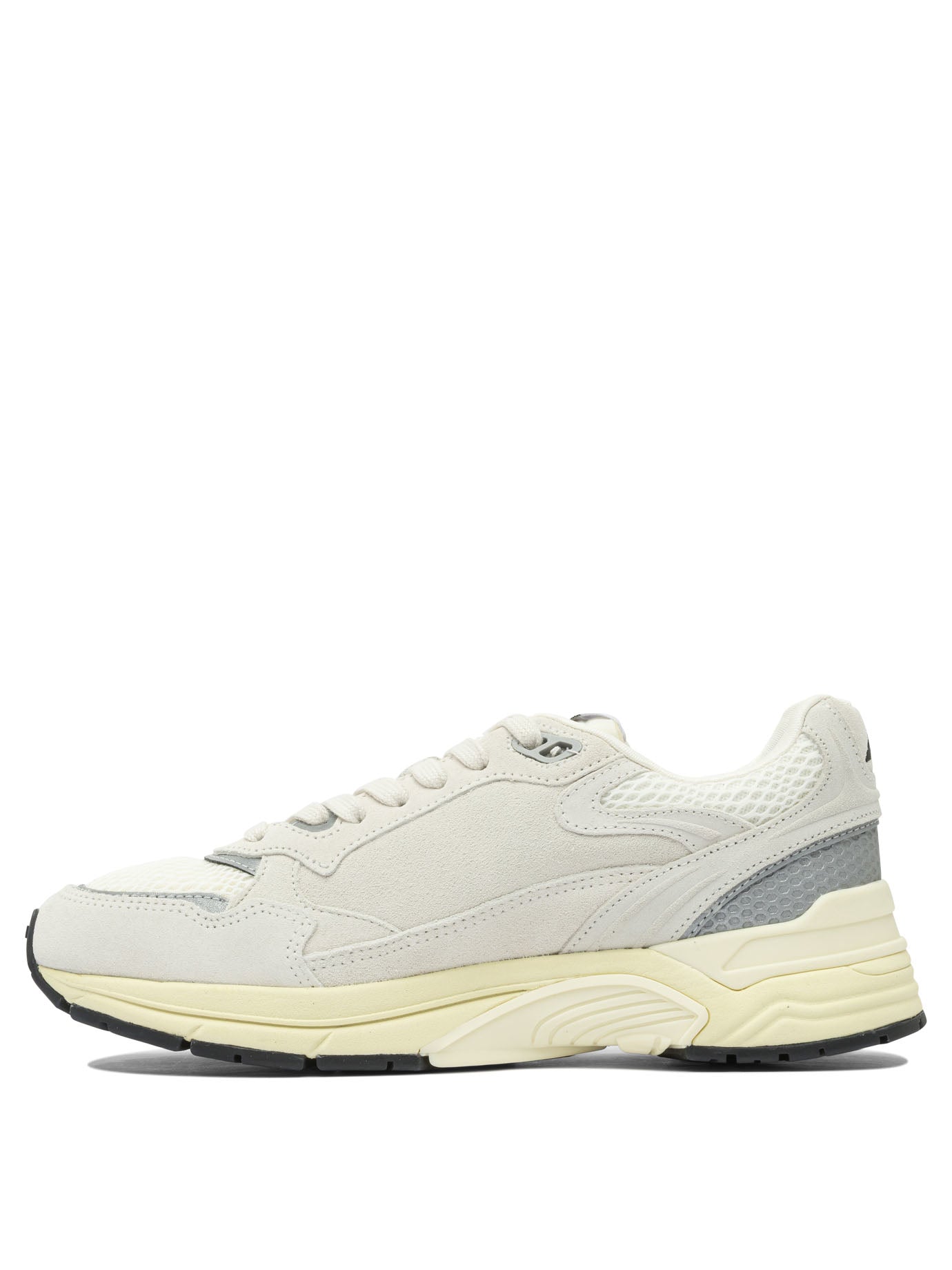 Autry Hyperway Low Man Suede/Mesh Wht/Silv