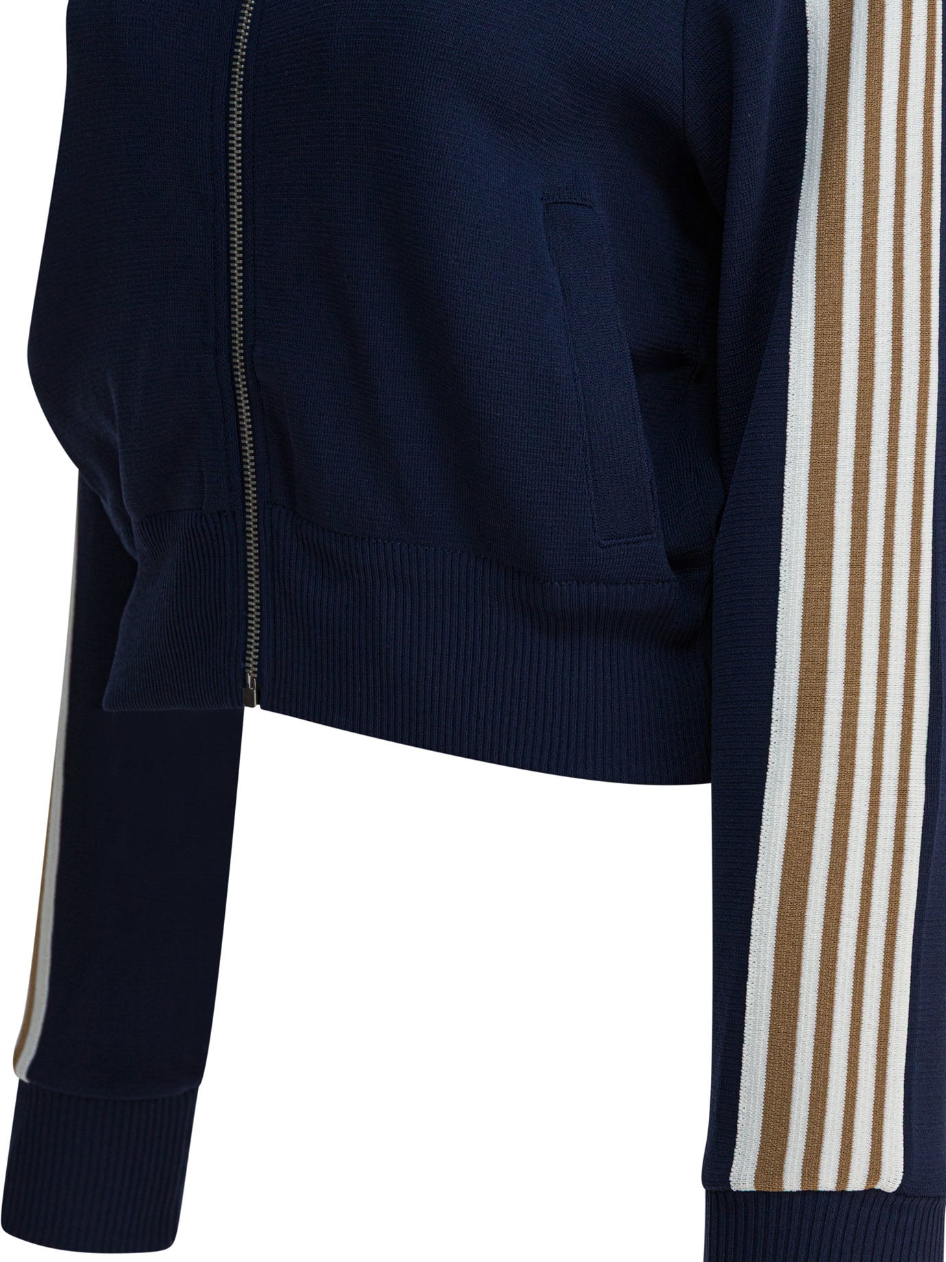 Autry Viscose Blend Zippered Sweatshirt