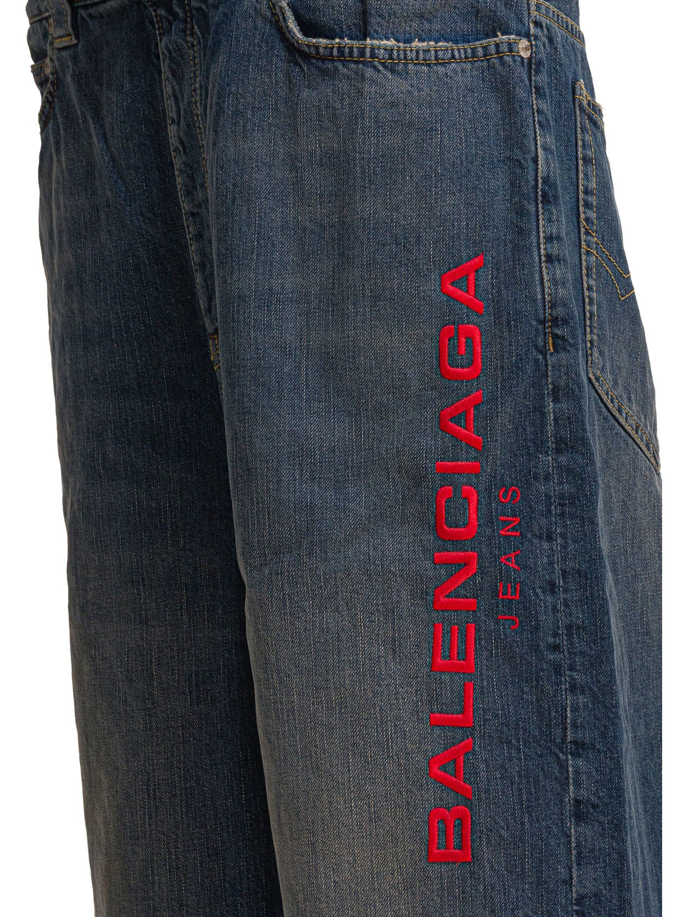 Balenciaga Jeans Patched Molleton