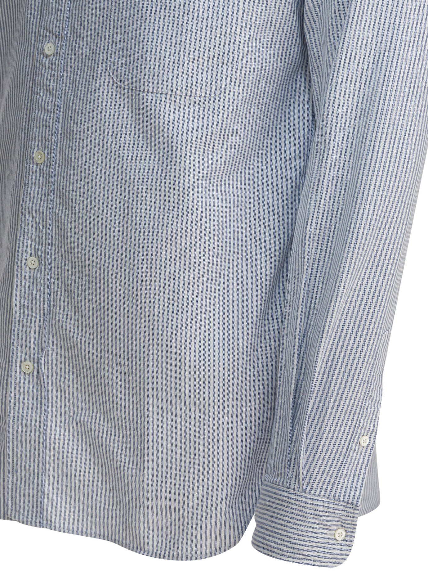 Beams Plus Cotton Striped Shirt