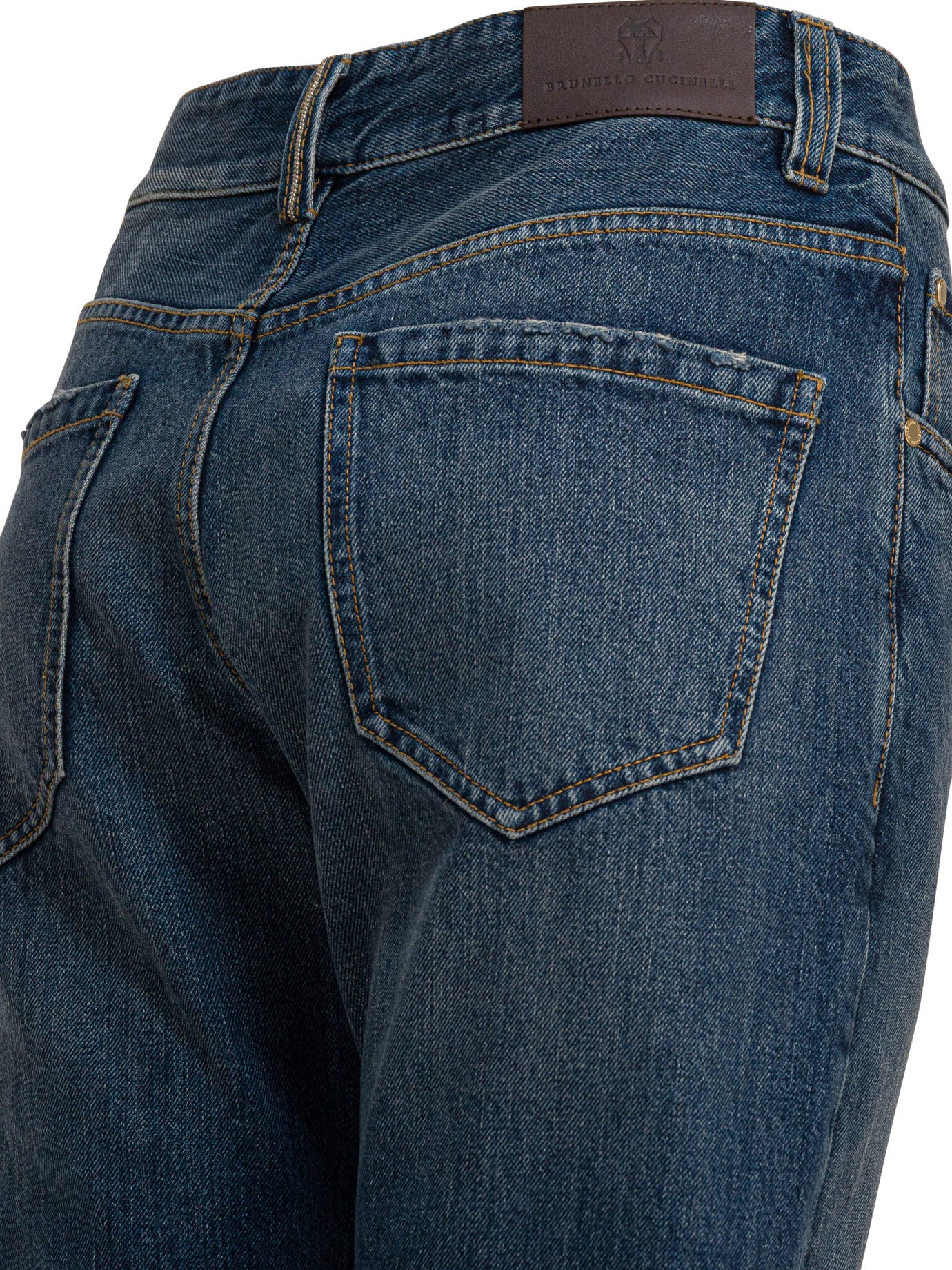 Brunello Cucinelli Column Straight Leg Jeans