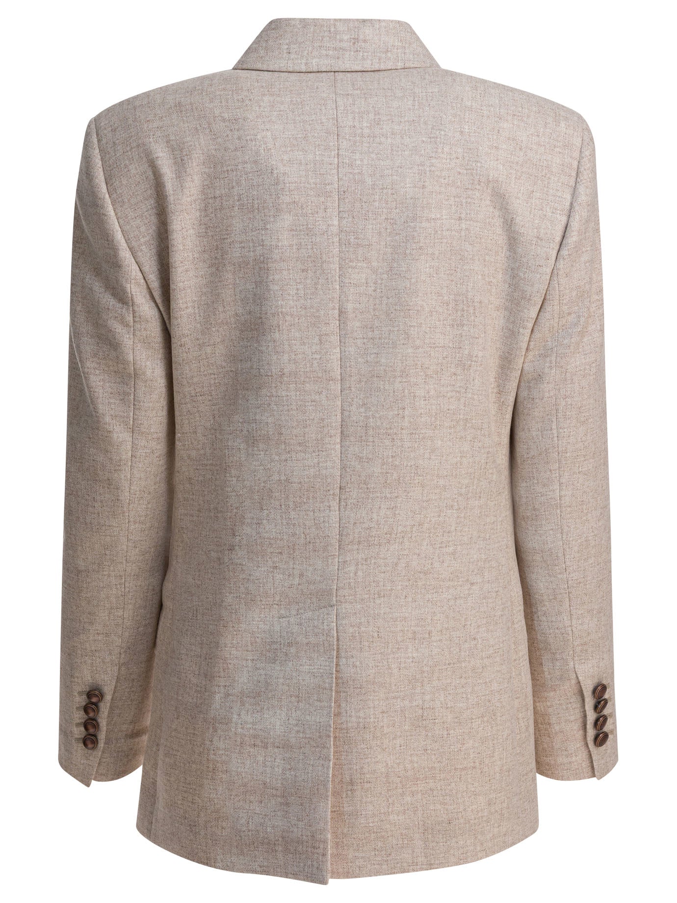 Brunello Cucinelli Wool And Cashmere Twill Flannel Blazer