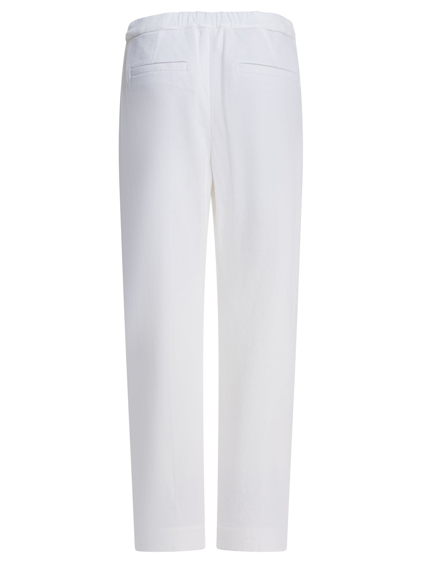 Brunello Cucinelli Baggy Cotton Tailored Pants