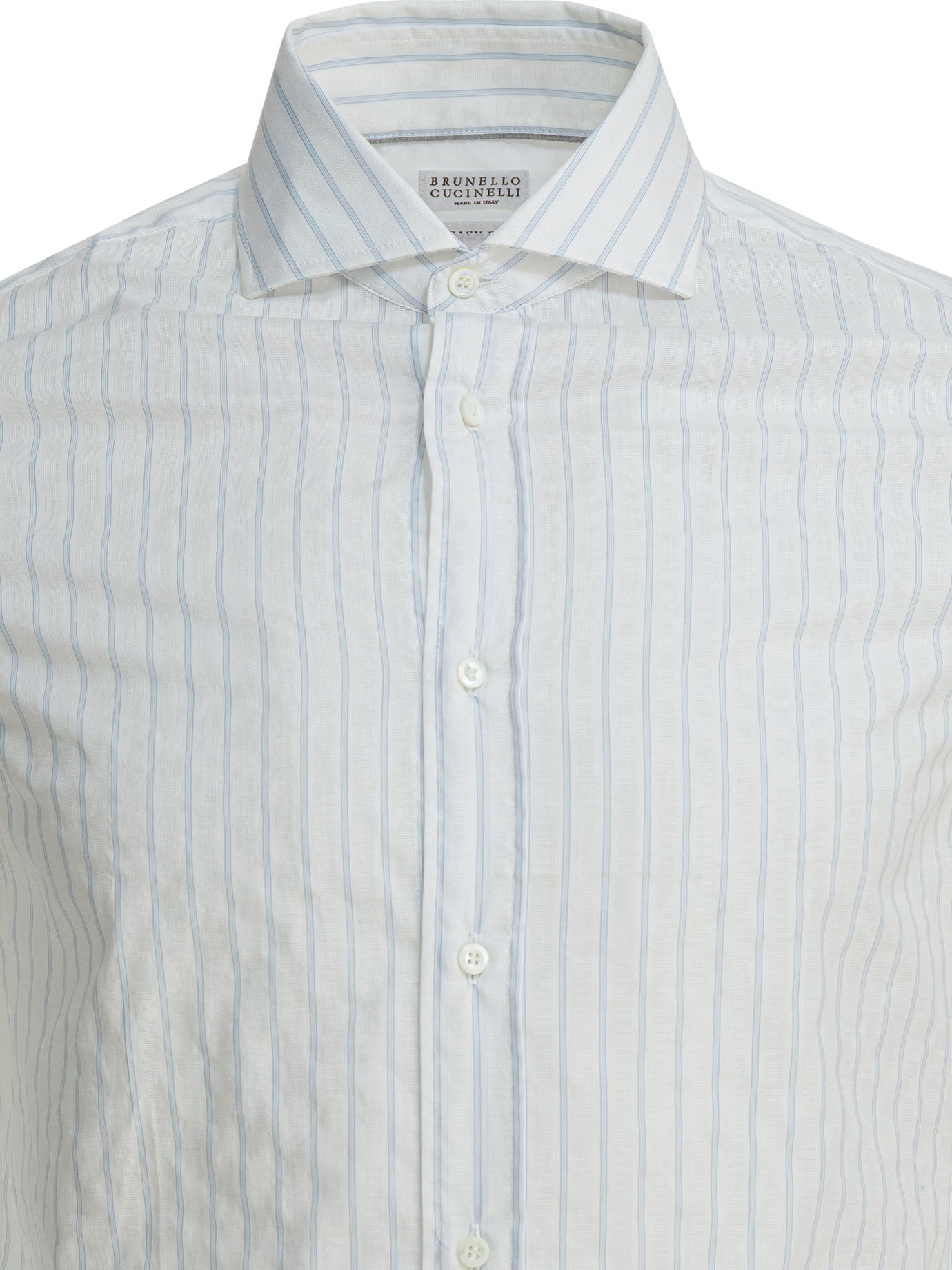 Brunello Cucinelli Cotton Striped Shirt