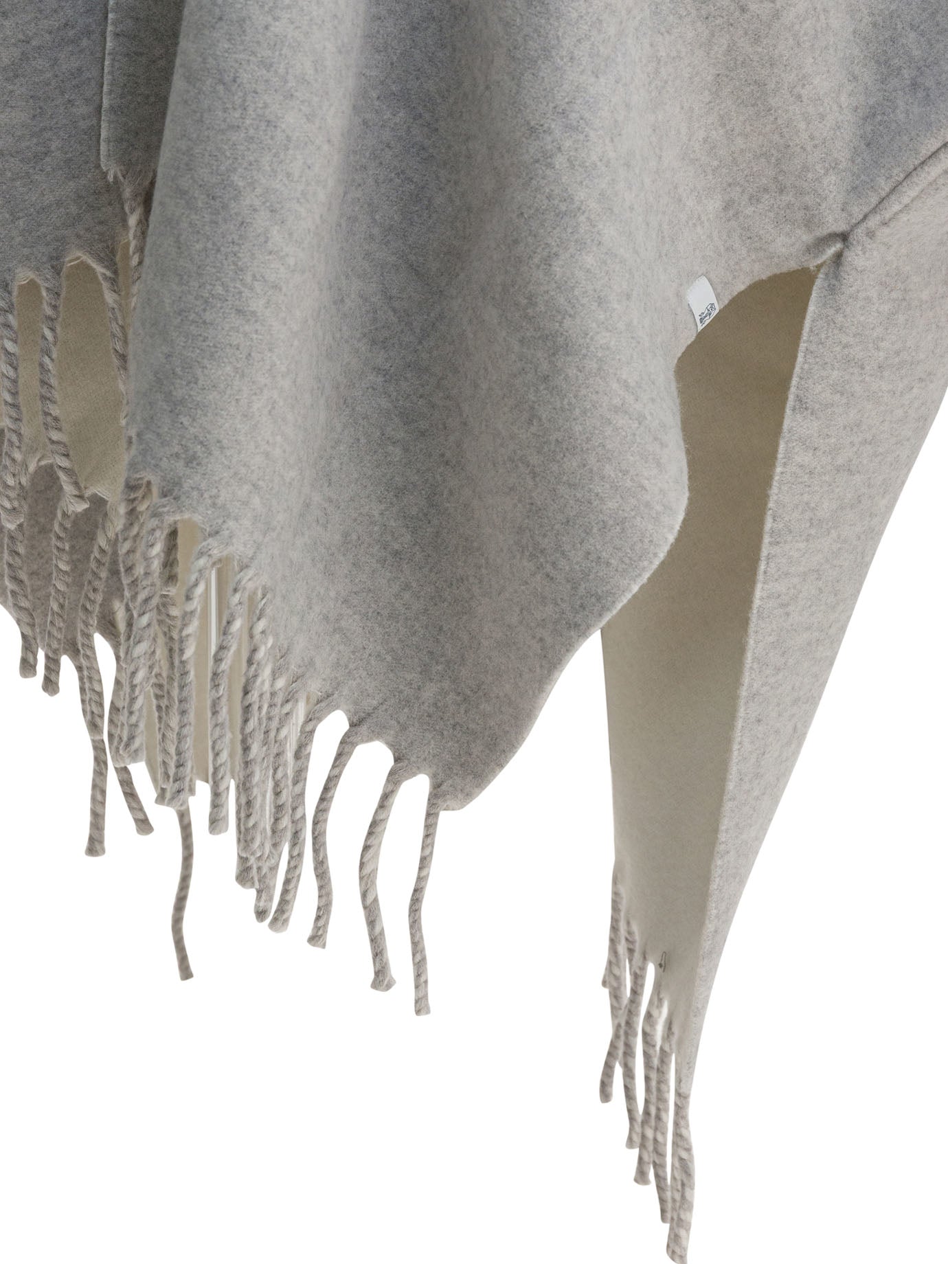 Brunello Cucinelli Reversible Wool And Cashmere Cape