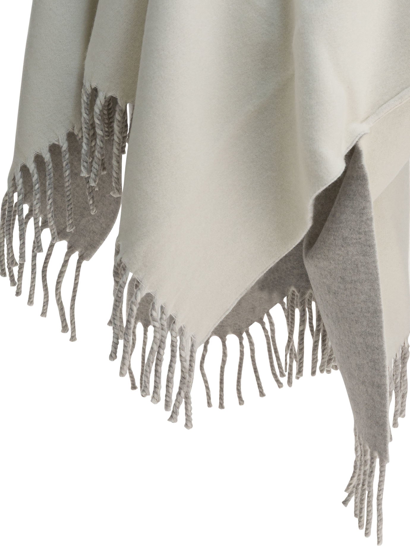 Brunello Cucinelli Reversible Wool And Cashmere Cape