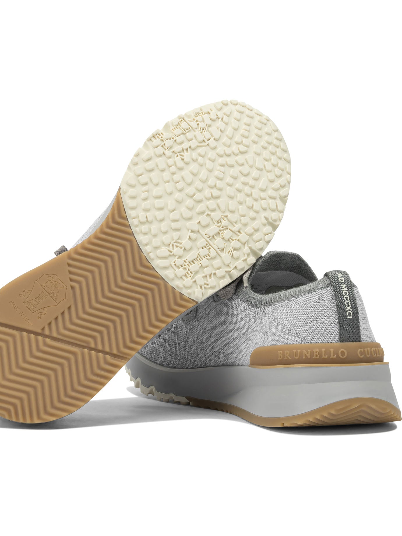 Brunello Cucinelli Cotton Knit Sneakers