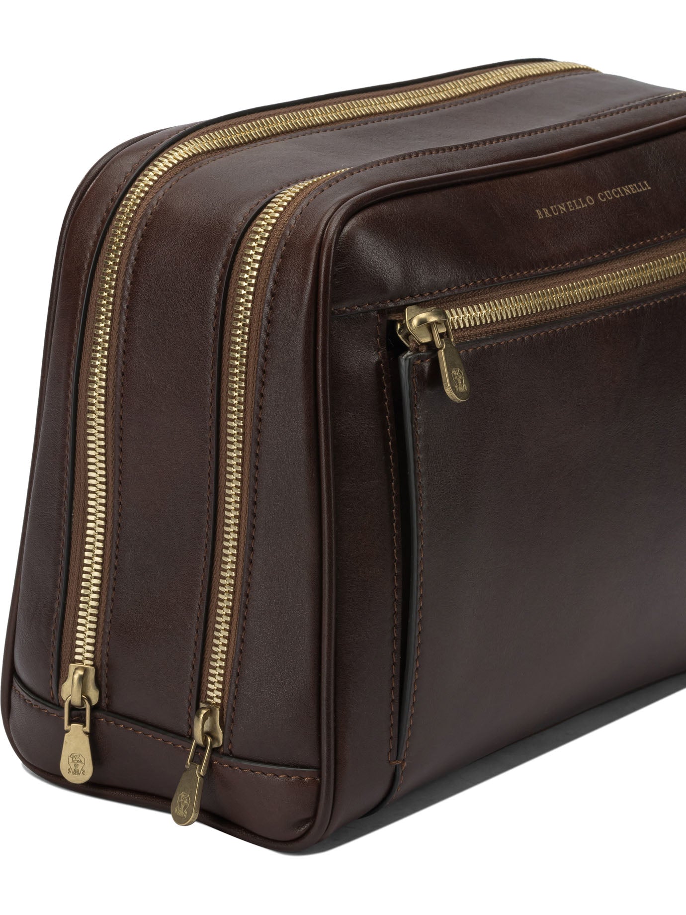 Brunello Cucinelli Leather Beauty Case