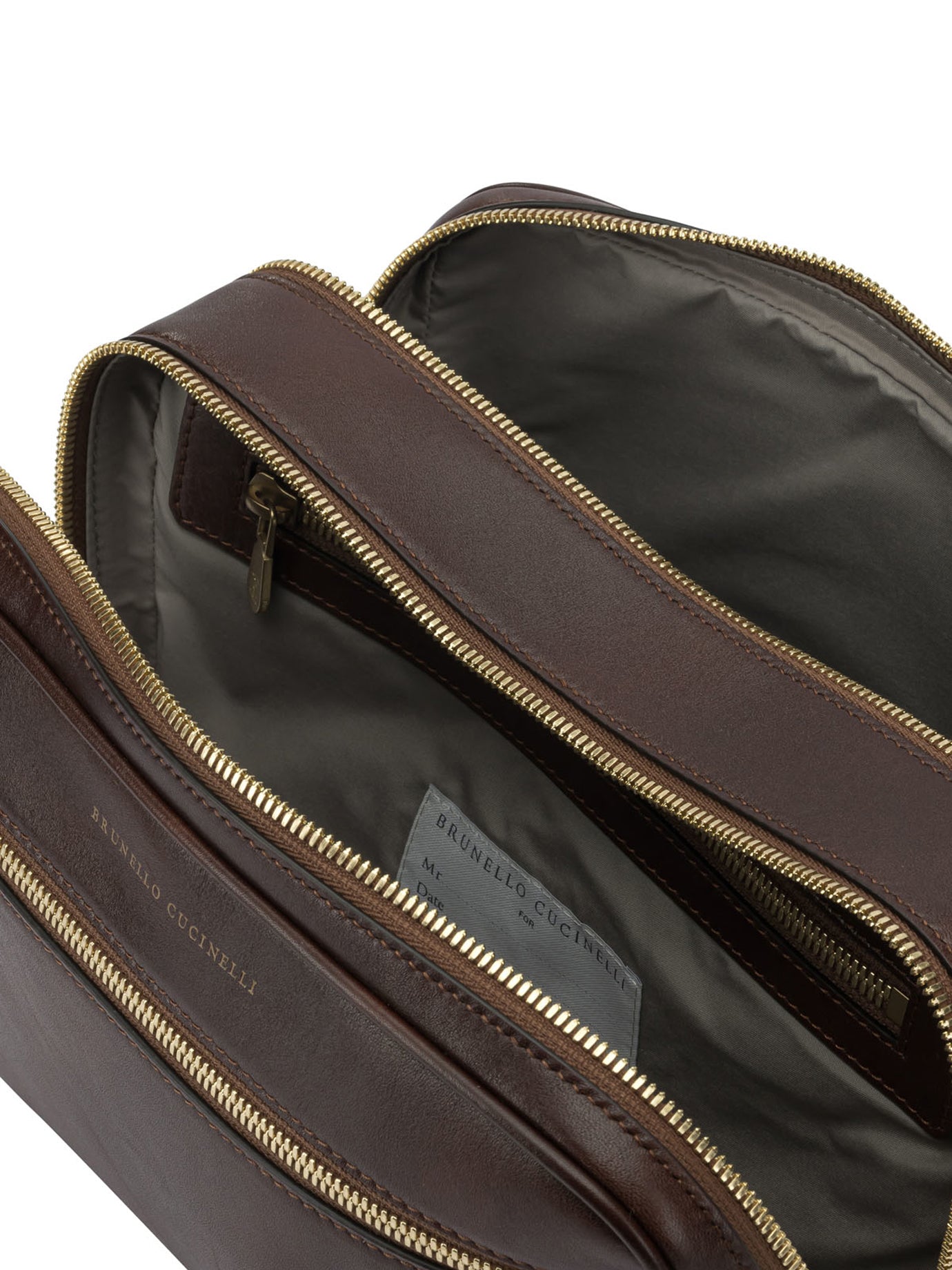 Brunello Cucinelli Leather Beauty Case