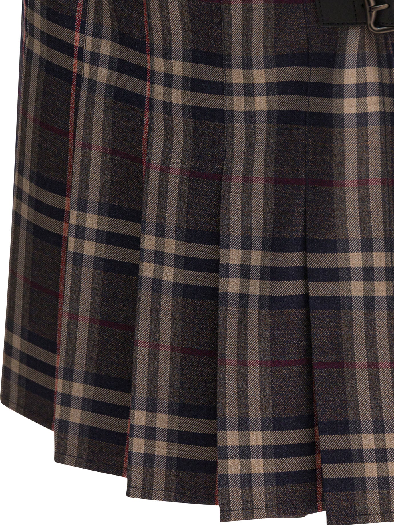 Burberry Check Wool Mini Kilt