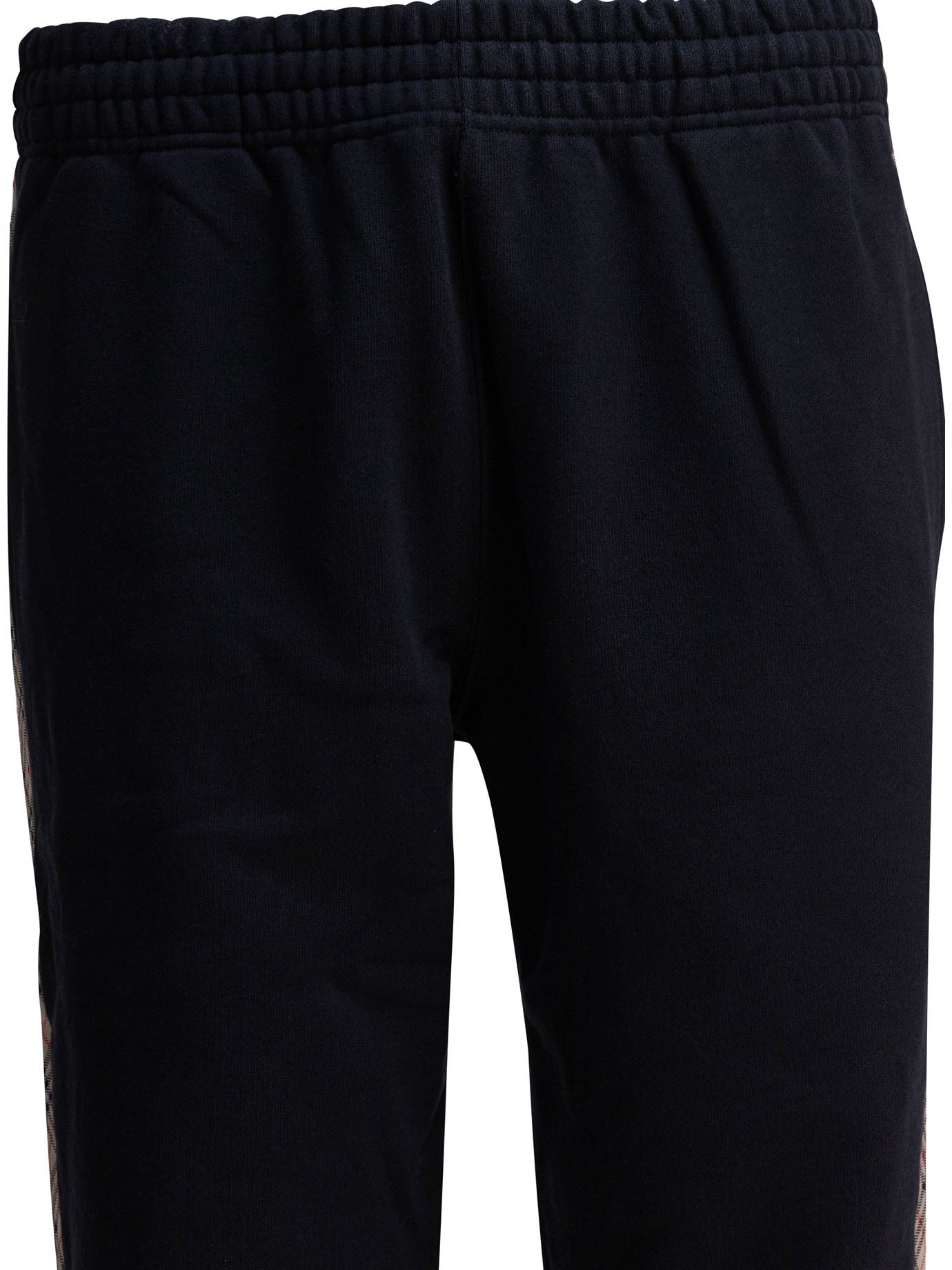 Burberry Trousers With Check Trim