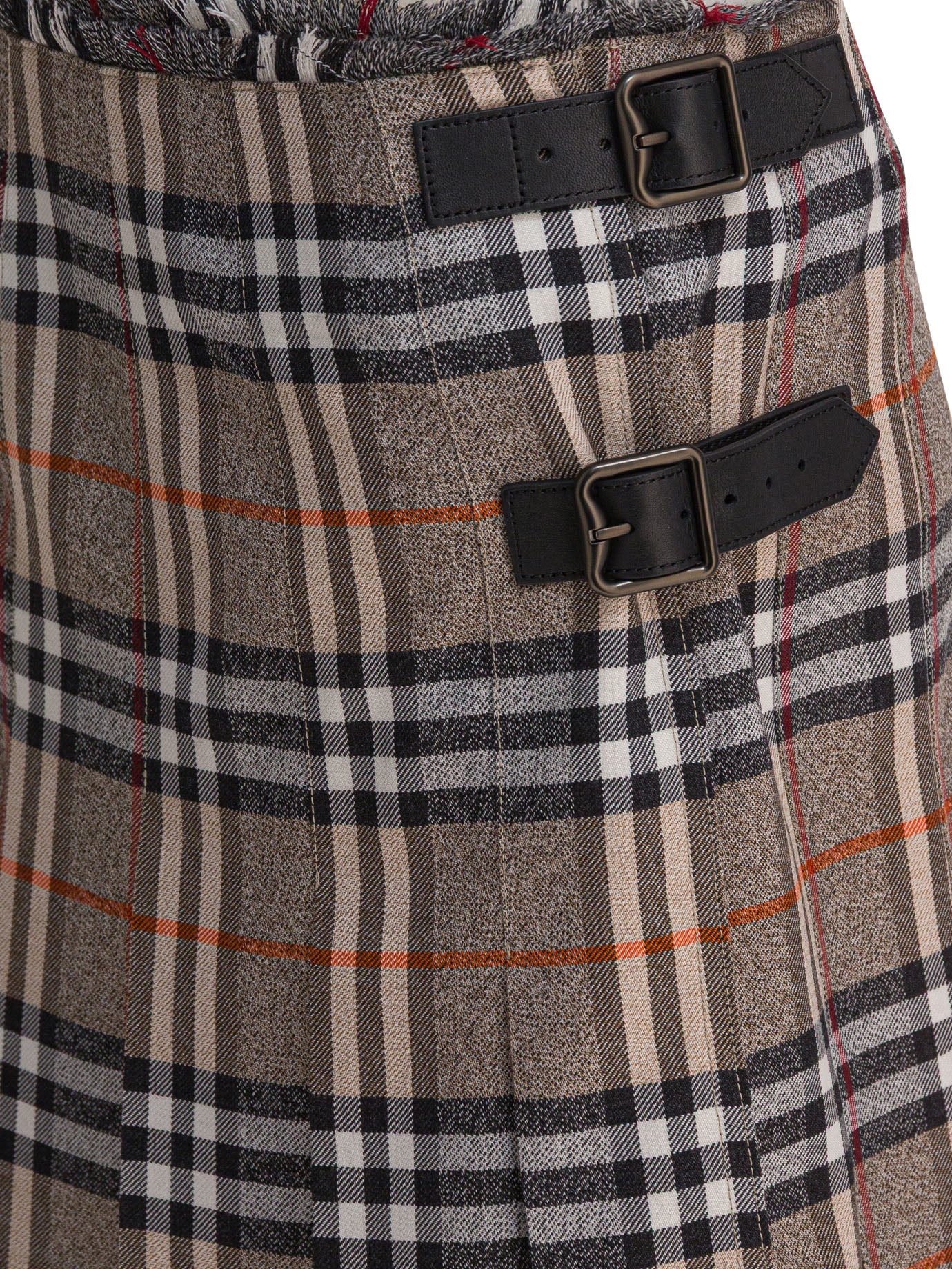 Burberry Check Wool Mini Kilt
