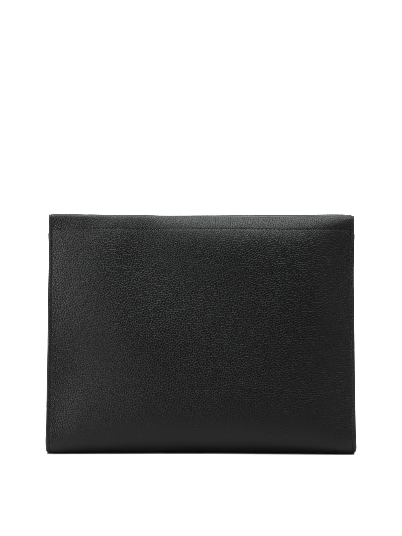 Burberry Leather Clutch Bag With Ekd
