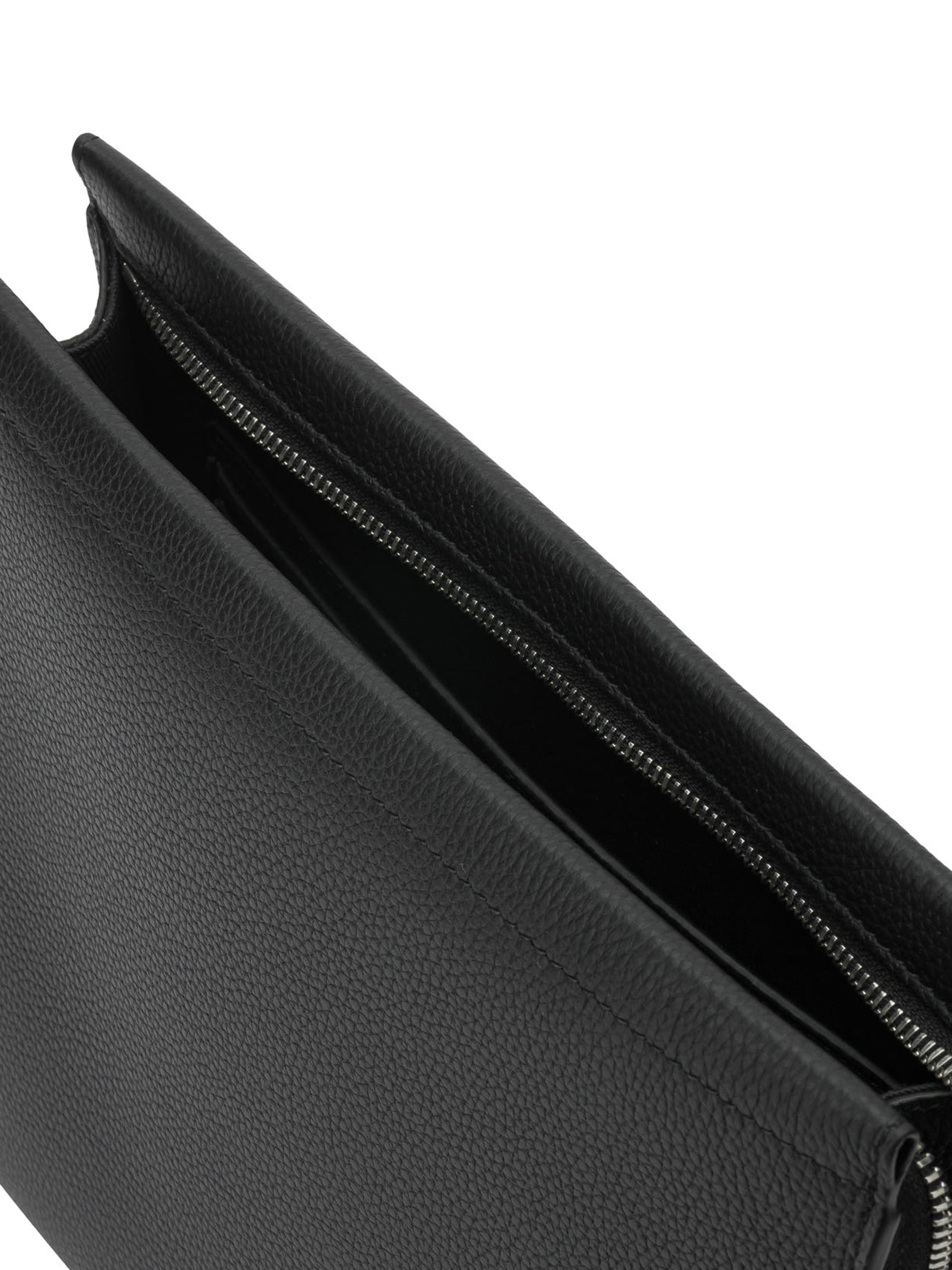 Burberry Leather Clutch Bag With Ekd